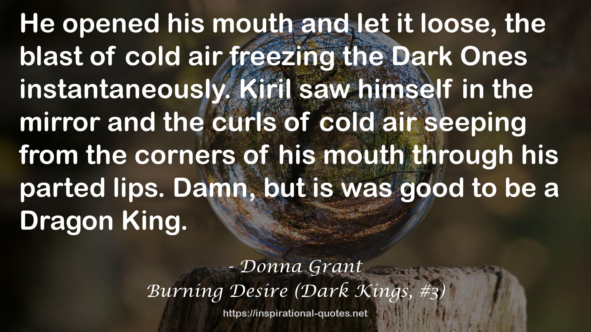 Burning Desire (Dark Kings, #3) QUOTES