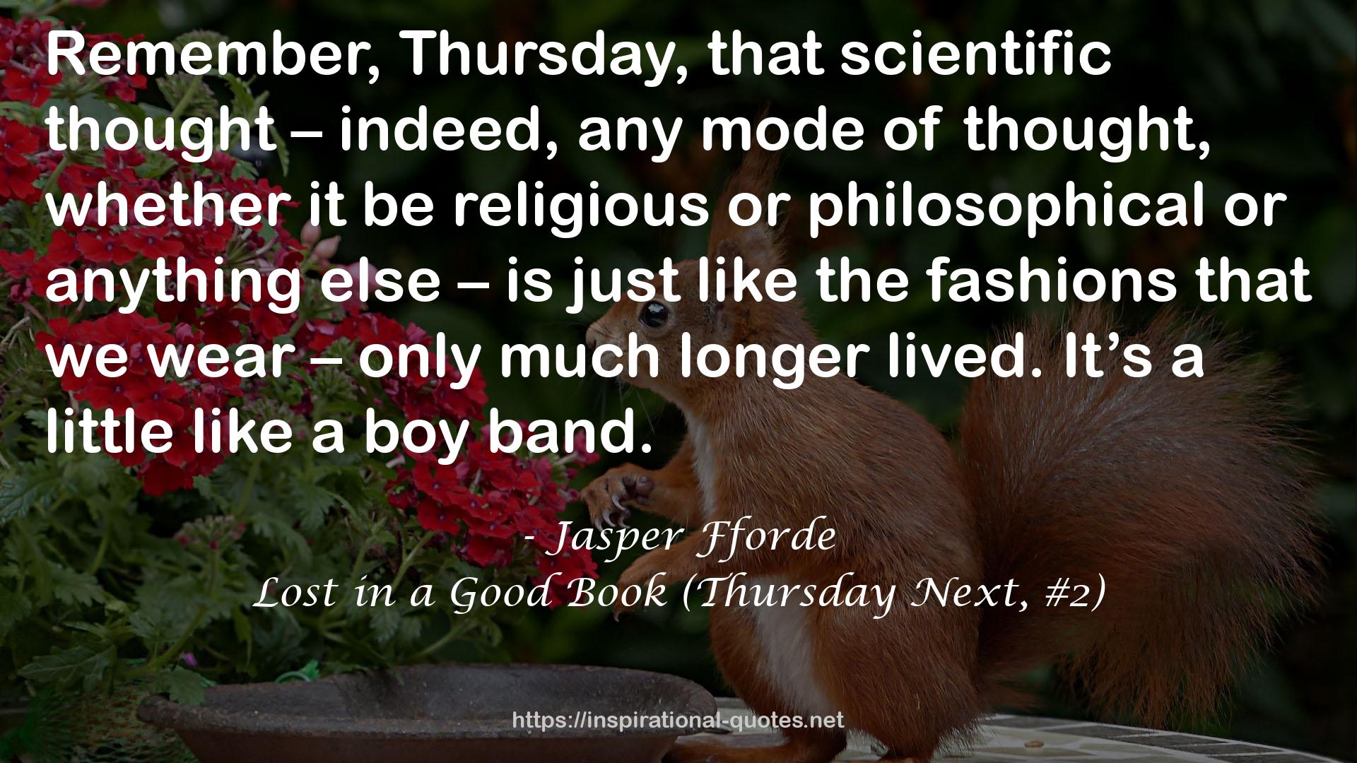 Lost in a Good Book (Thursday Next, #2) QUOTES