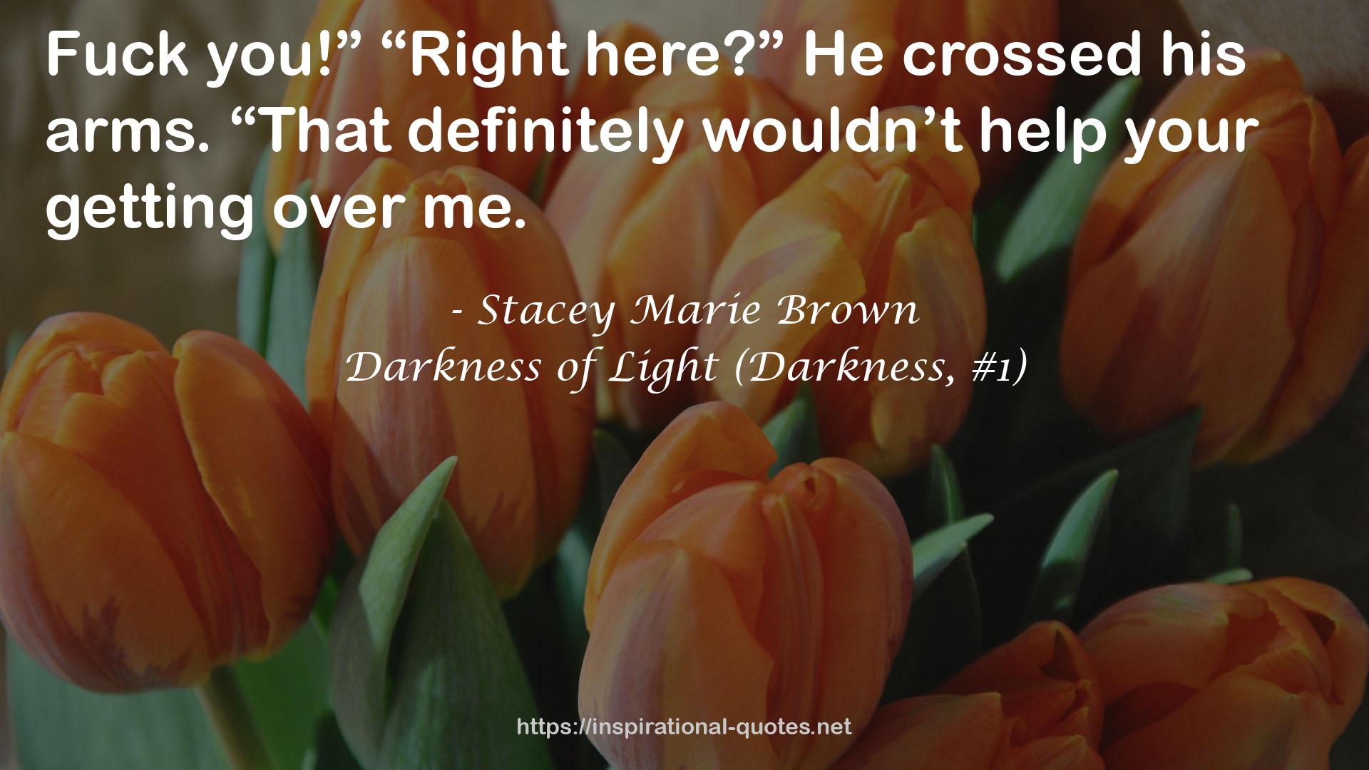 Darkness of Light (Darkness, #1) QUOTES