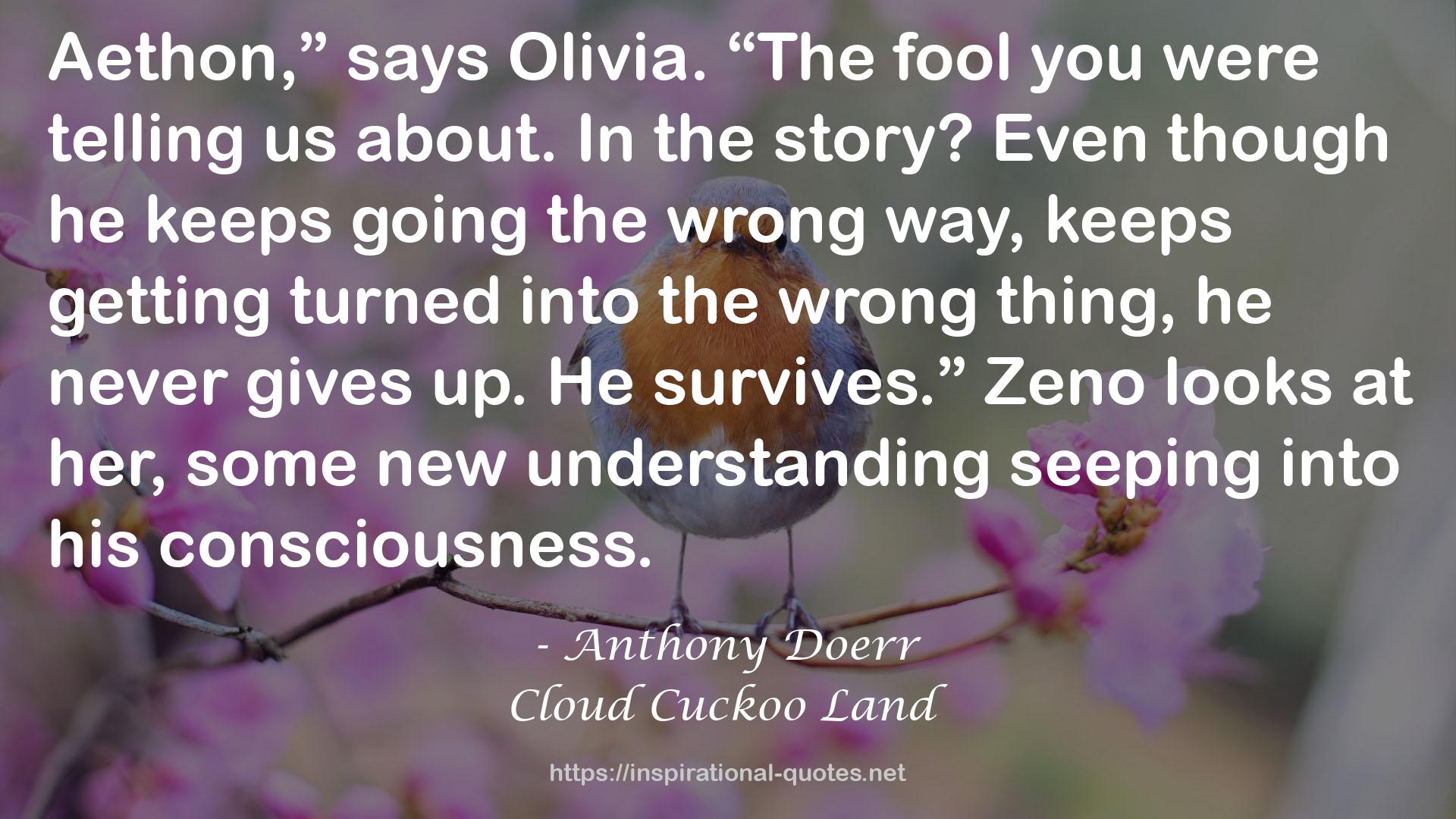 Cloud Cuckoo Land QUOTES