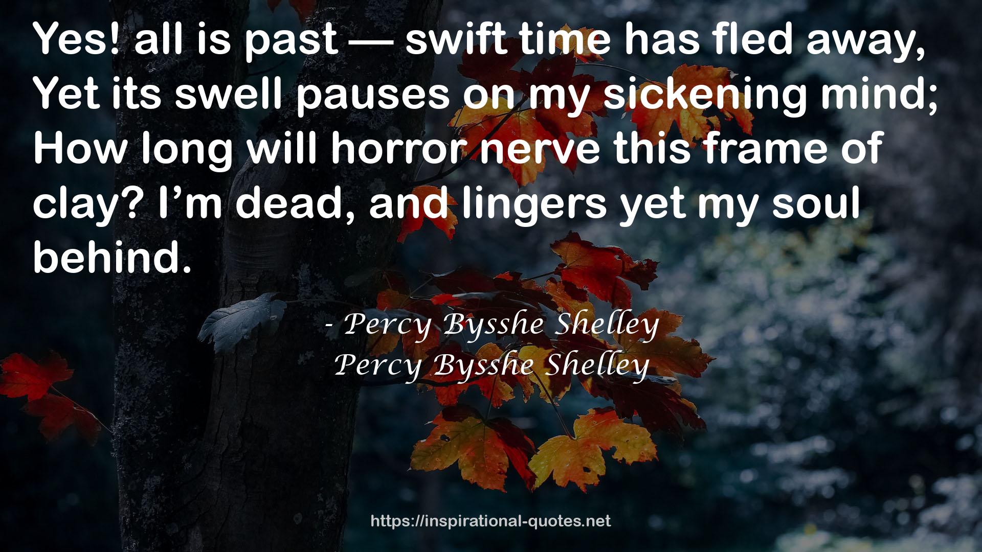 Percy Bysshe Shelley QUOTES