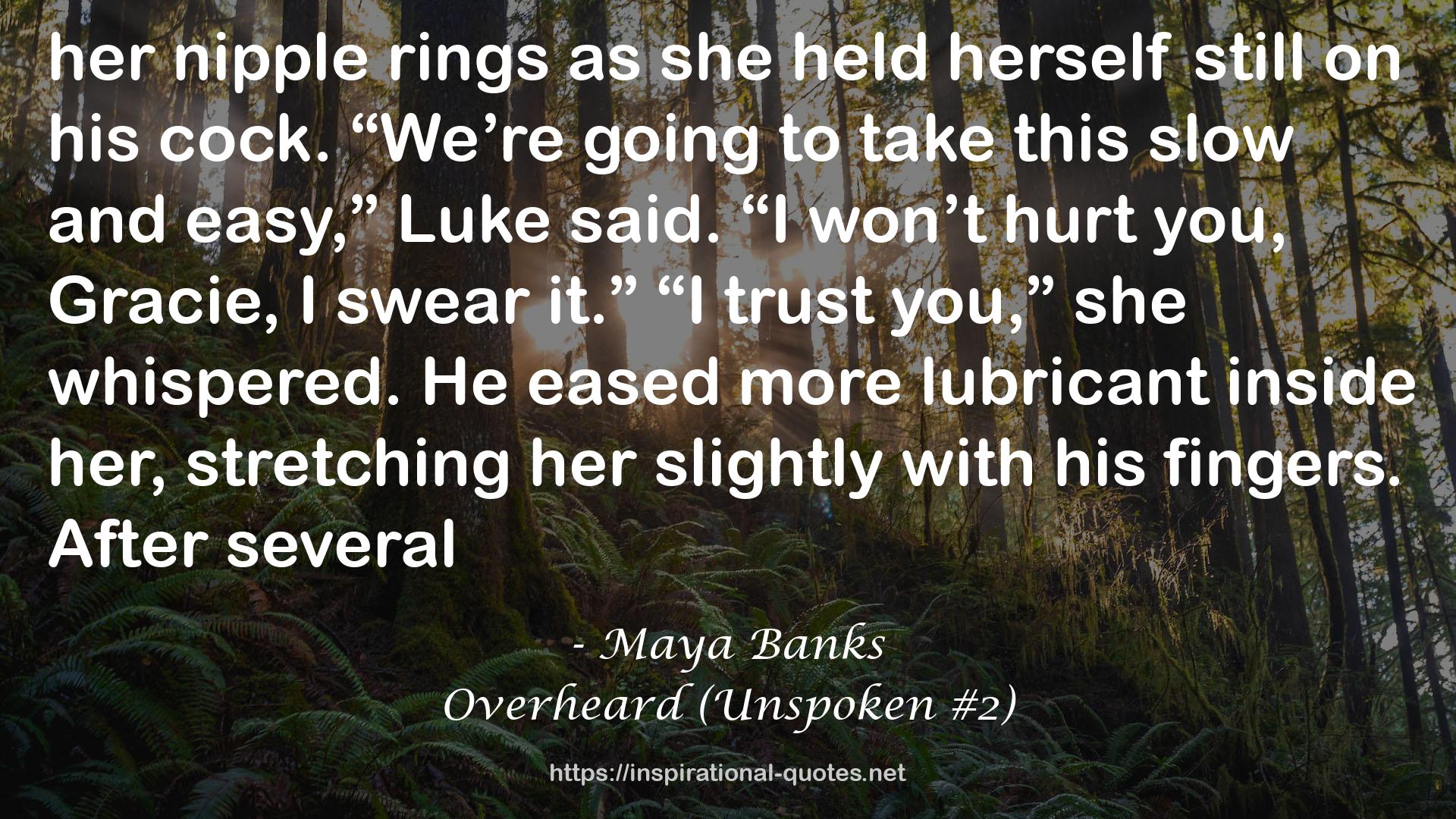 Overheard (Unspoken #2) QUOTES