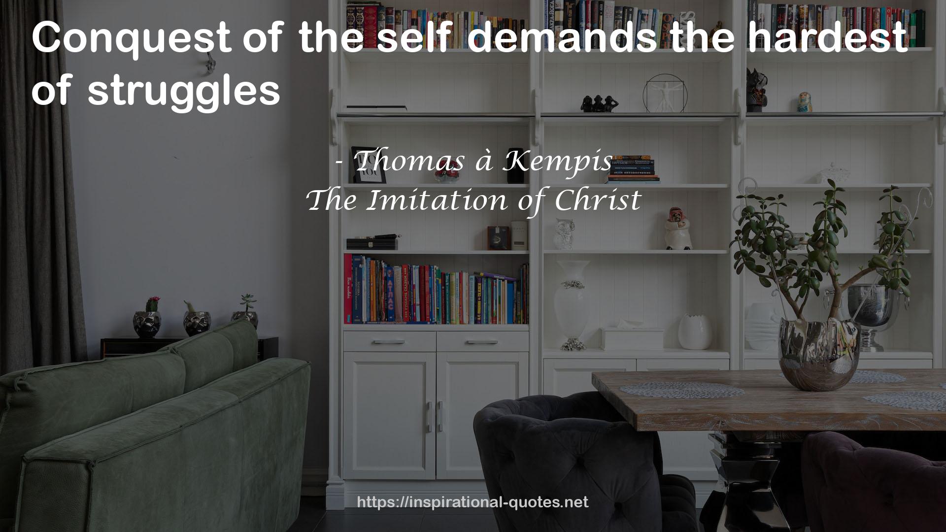 The Imitation of Christ QUOTES