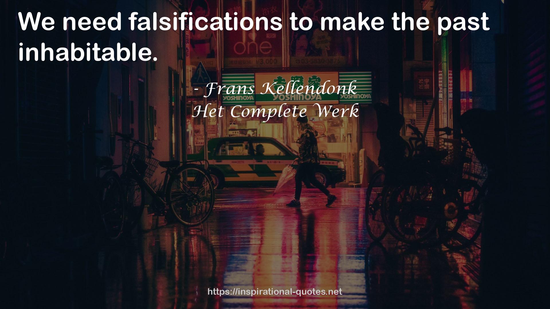 falsifications  QUOTES