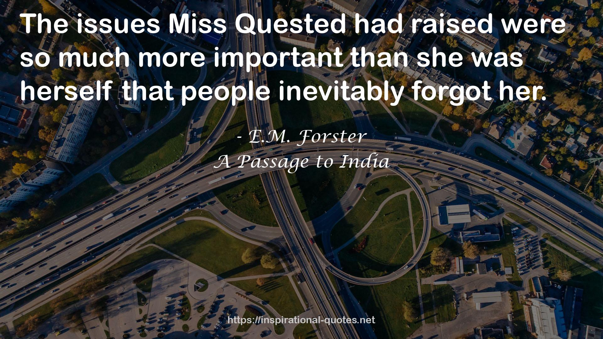 Miss Quested  QUOTES