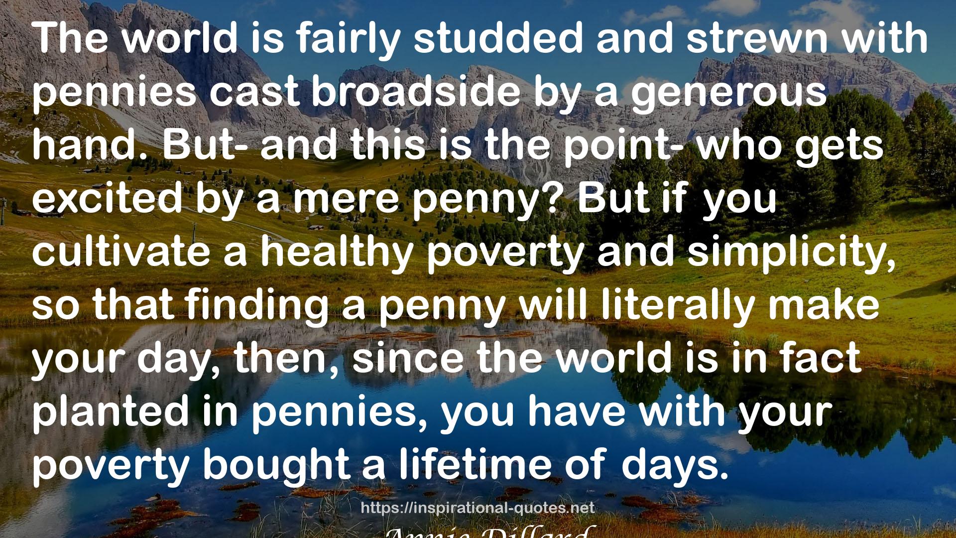 pennies  QUOTES