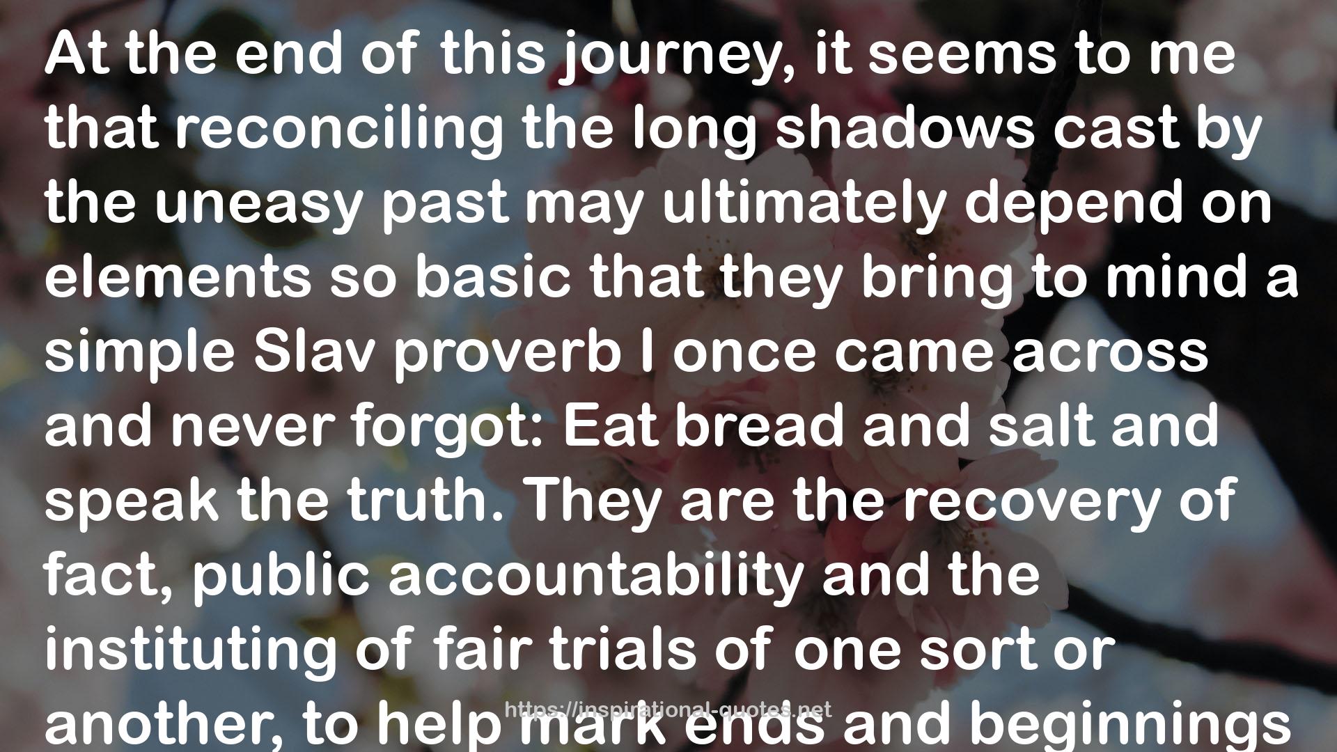 Long Shadows: Truth, Lies and History QUOTES