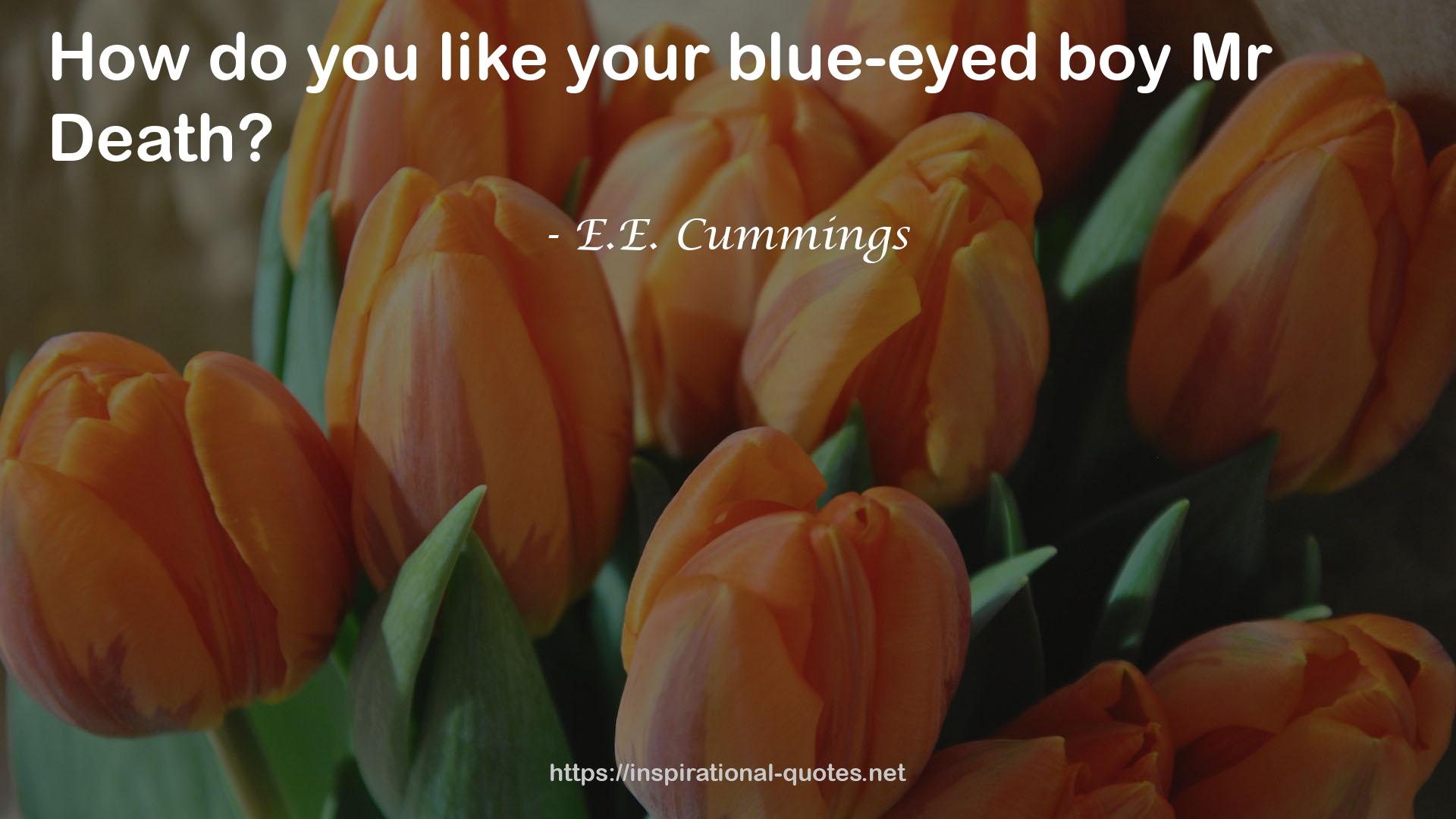 your blue-eyed boy  QUOTES