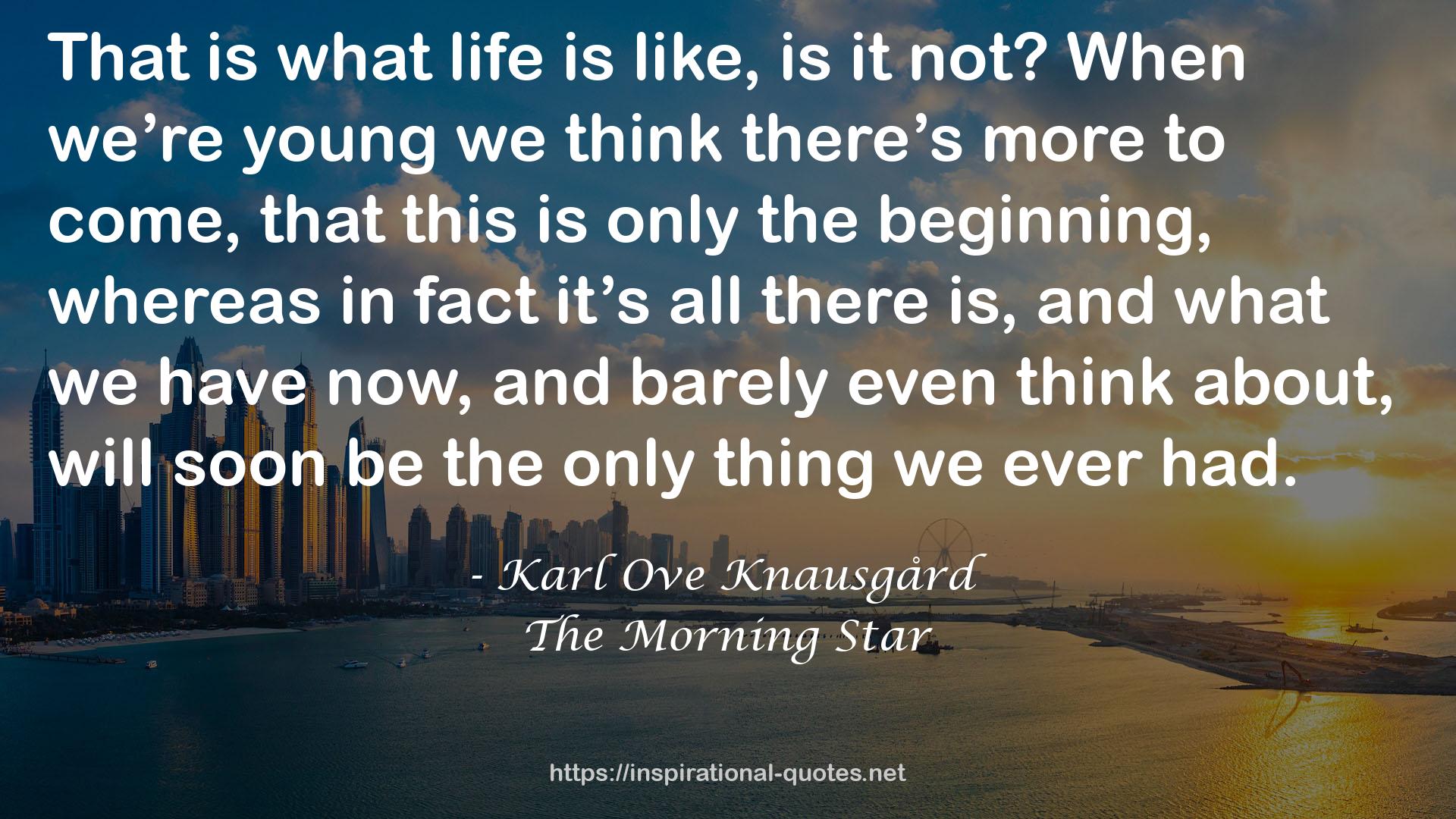 The Morning Star QUOTES