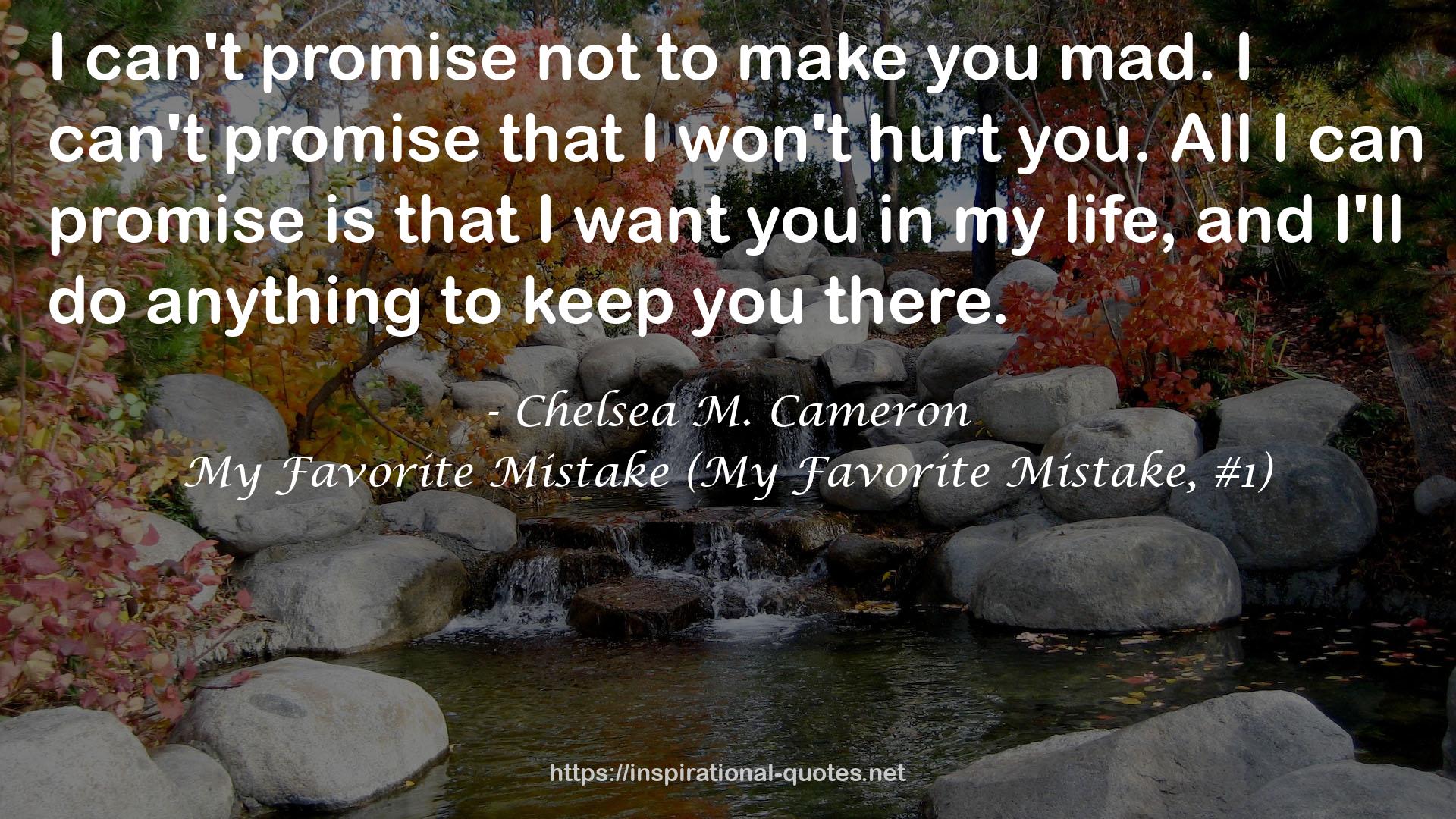 My Favorite Mistake (My Favorite Mistake, #1) QUOTES