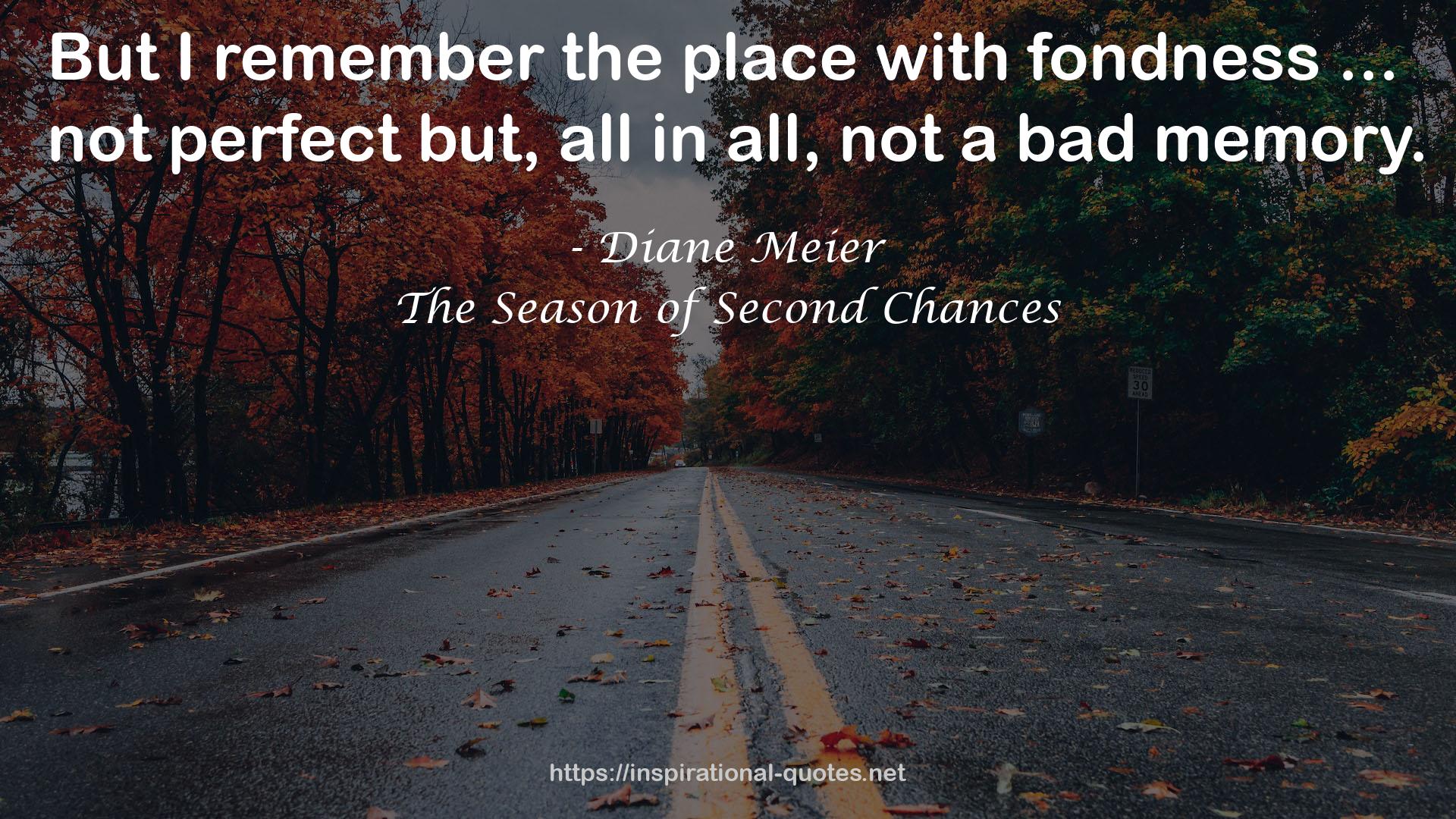 The Season of Second Chances QUOTES
