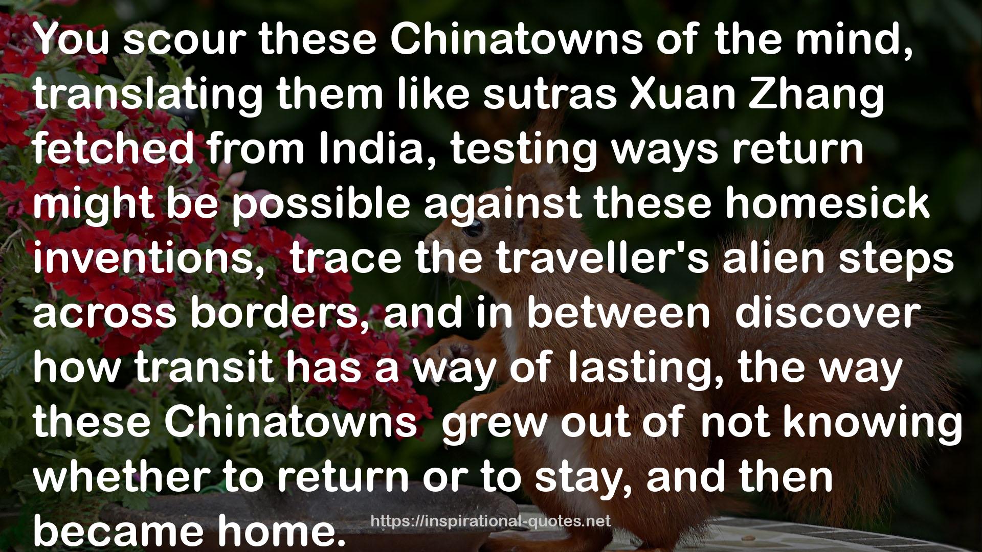 Chinatowns  QUOTES