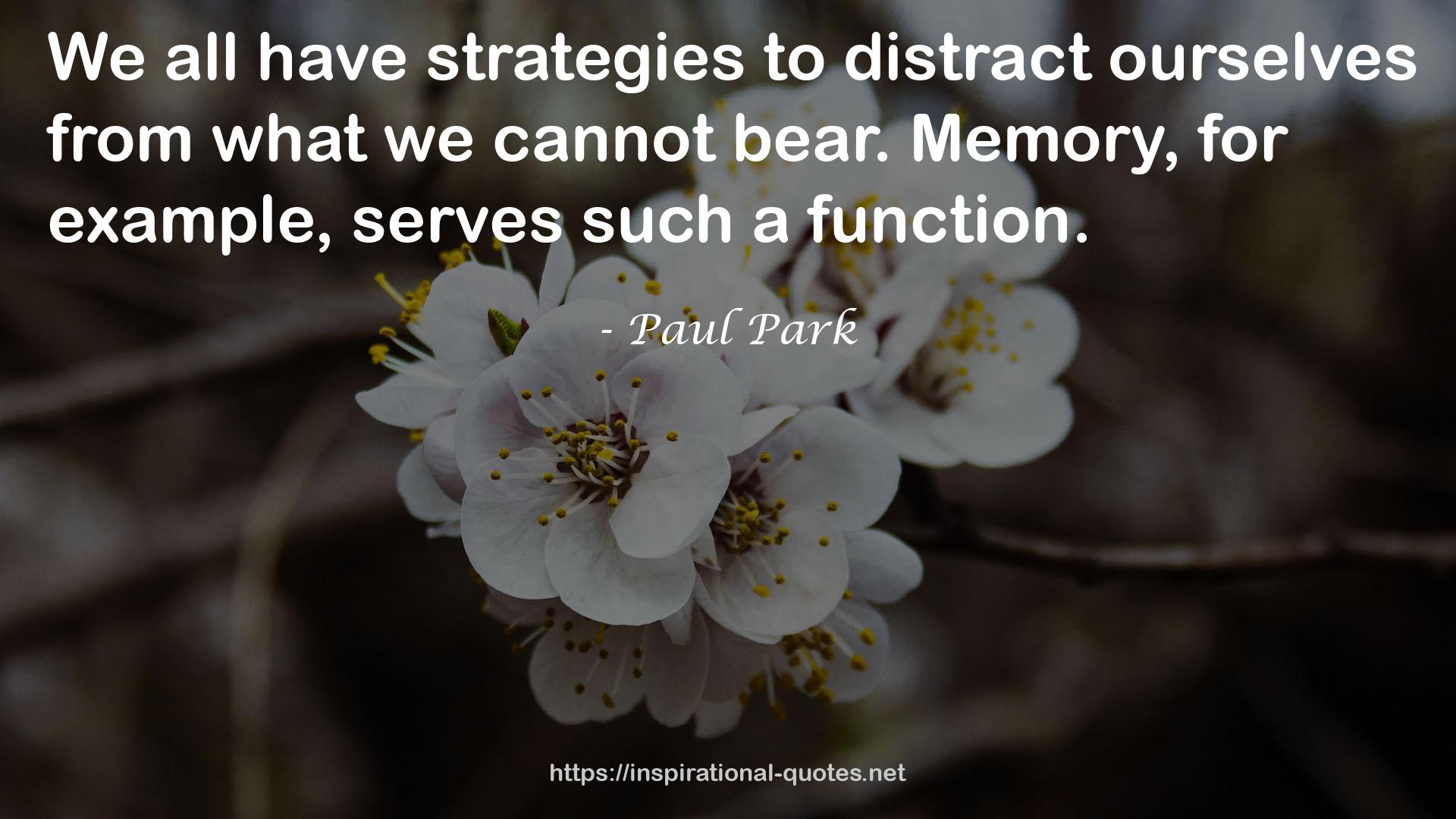 Paul Park QUOTES