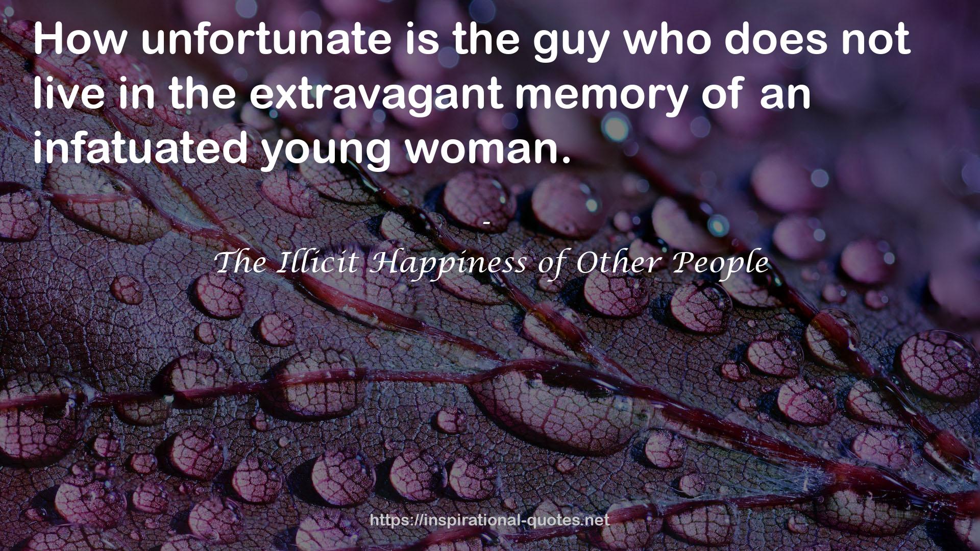 the extravagant memory  QUOTES