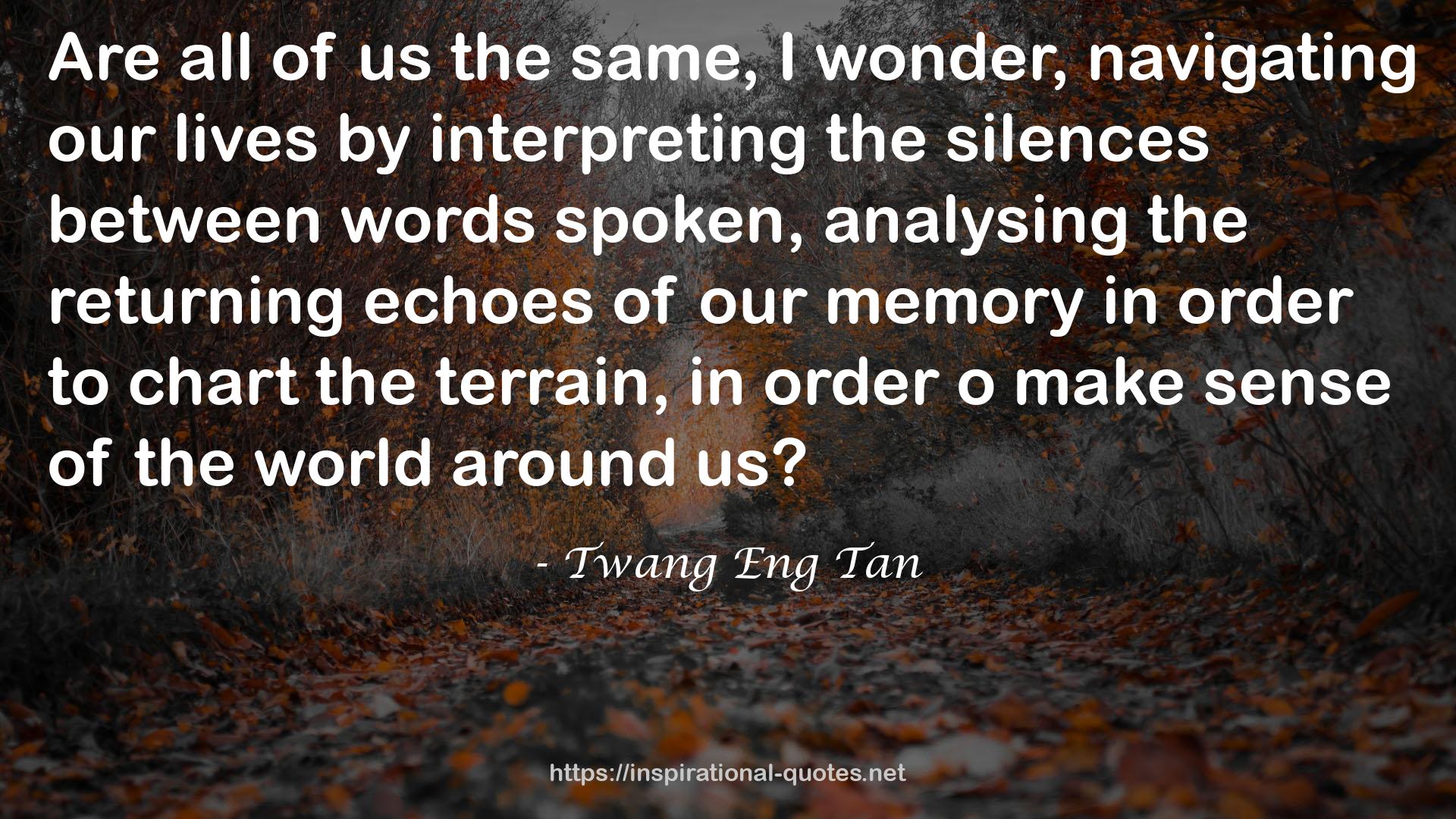 Twang Eng Tan QUOTES