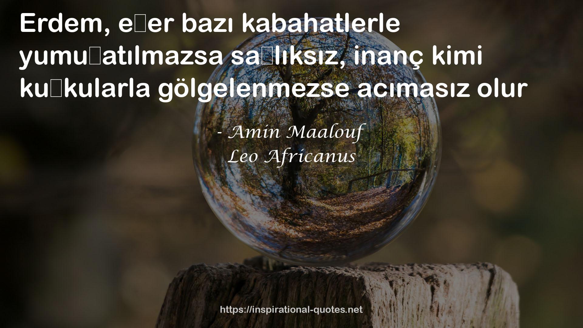 Leo Africanus QUOTES