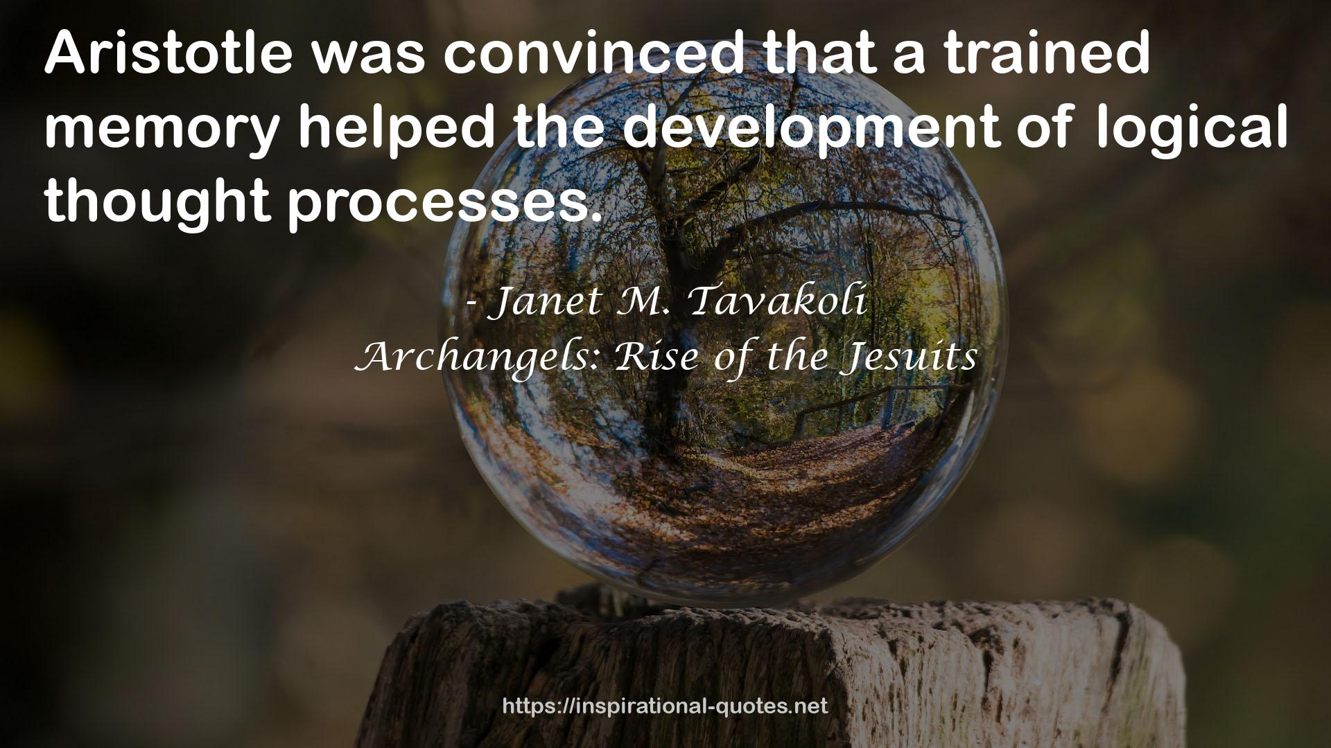 Archangels: Rise of the Jesuits QUOTES