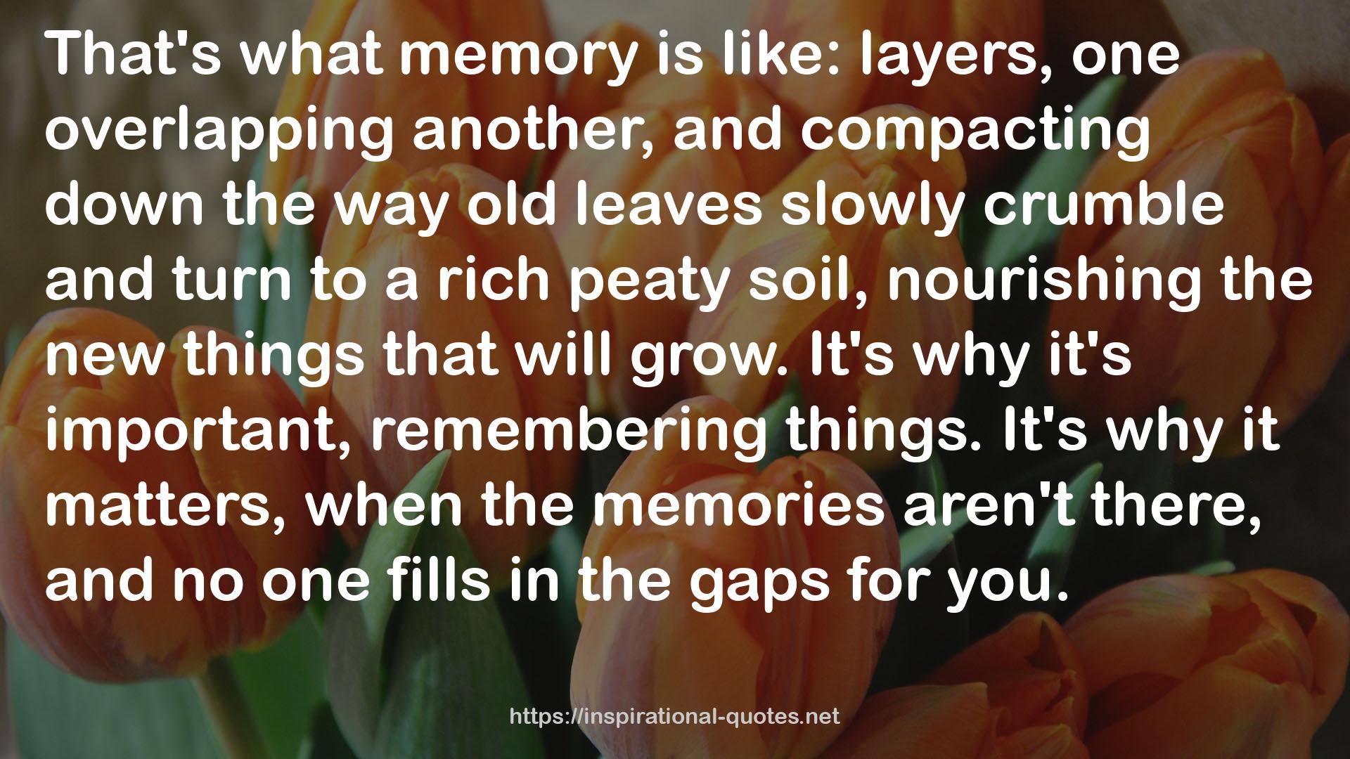 what memory  QUOTES