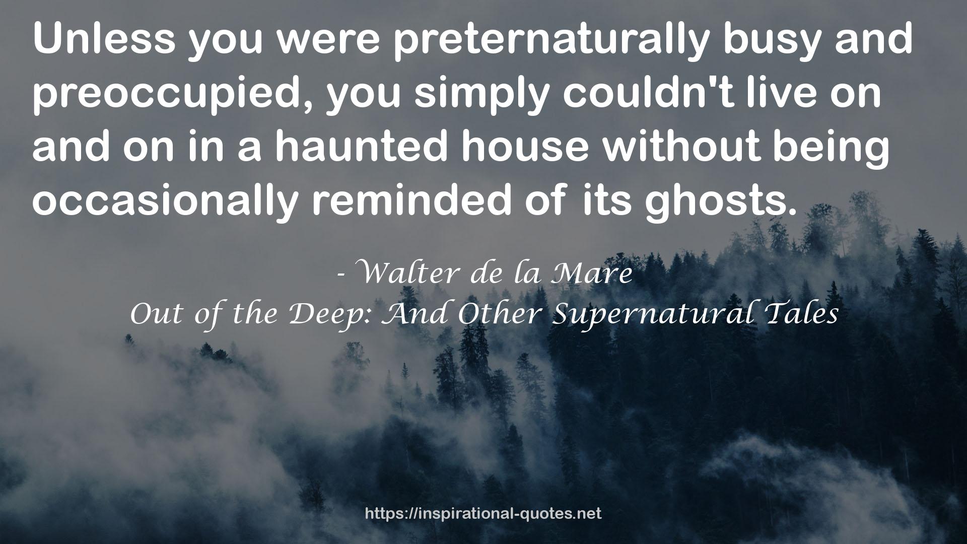 Out of the Deep: And Other Supernatural Tales QUOTES