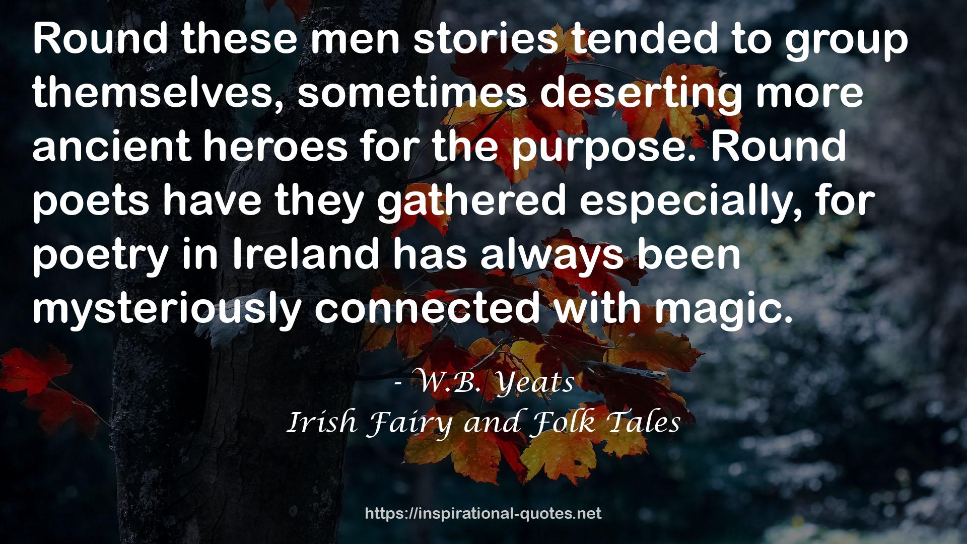 Irish Fairy and Folk Tales QUOTES