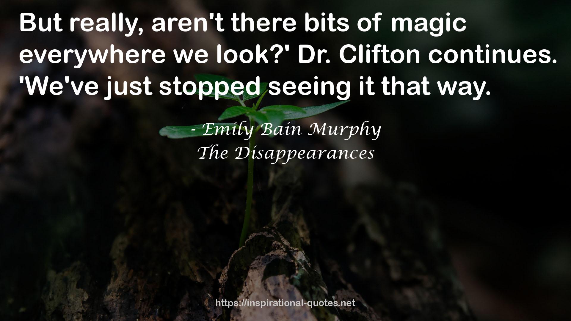 The Disappearances QUOTES