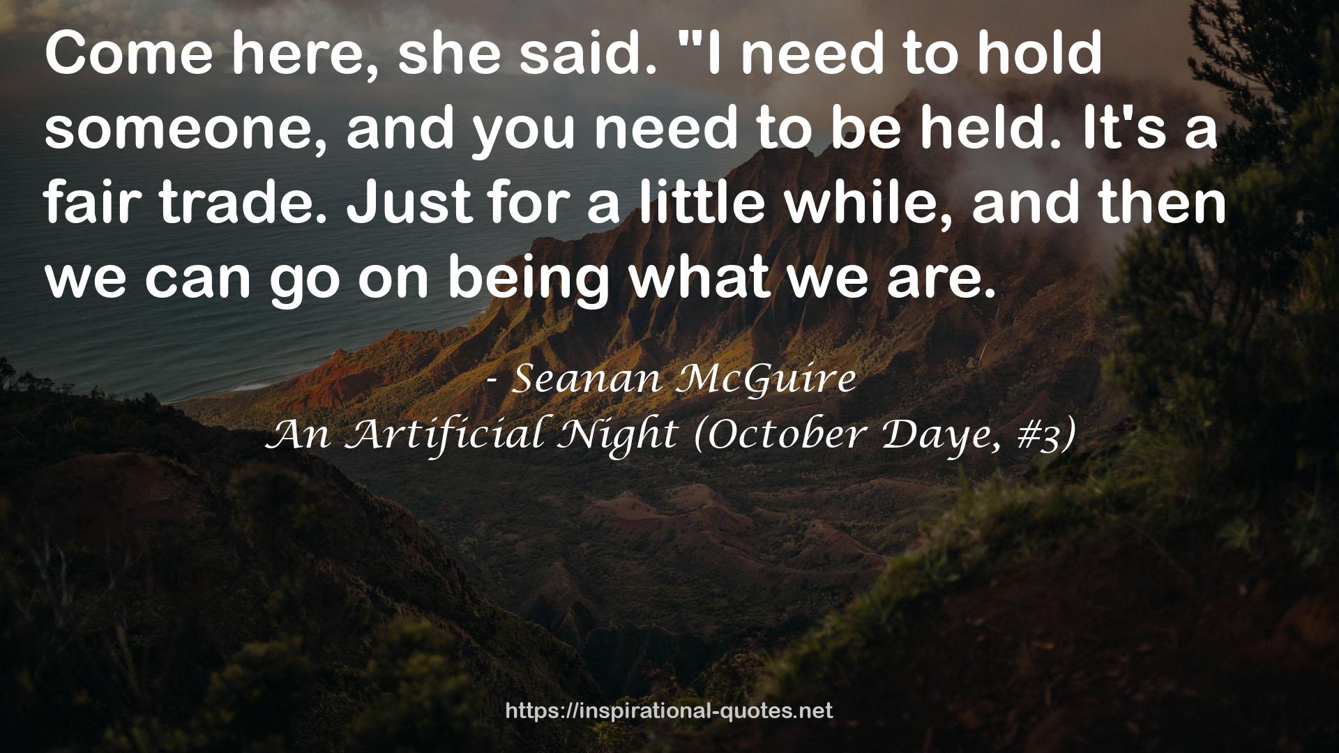 An Artificial Night (October Daye, #3) QUOTES