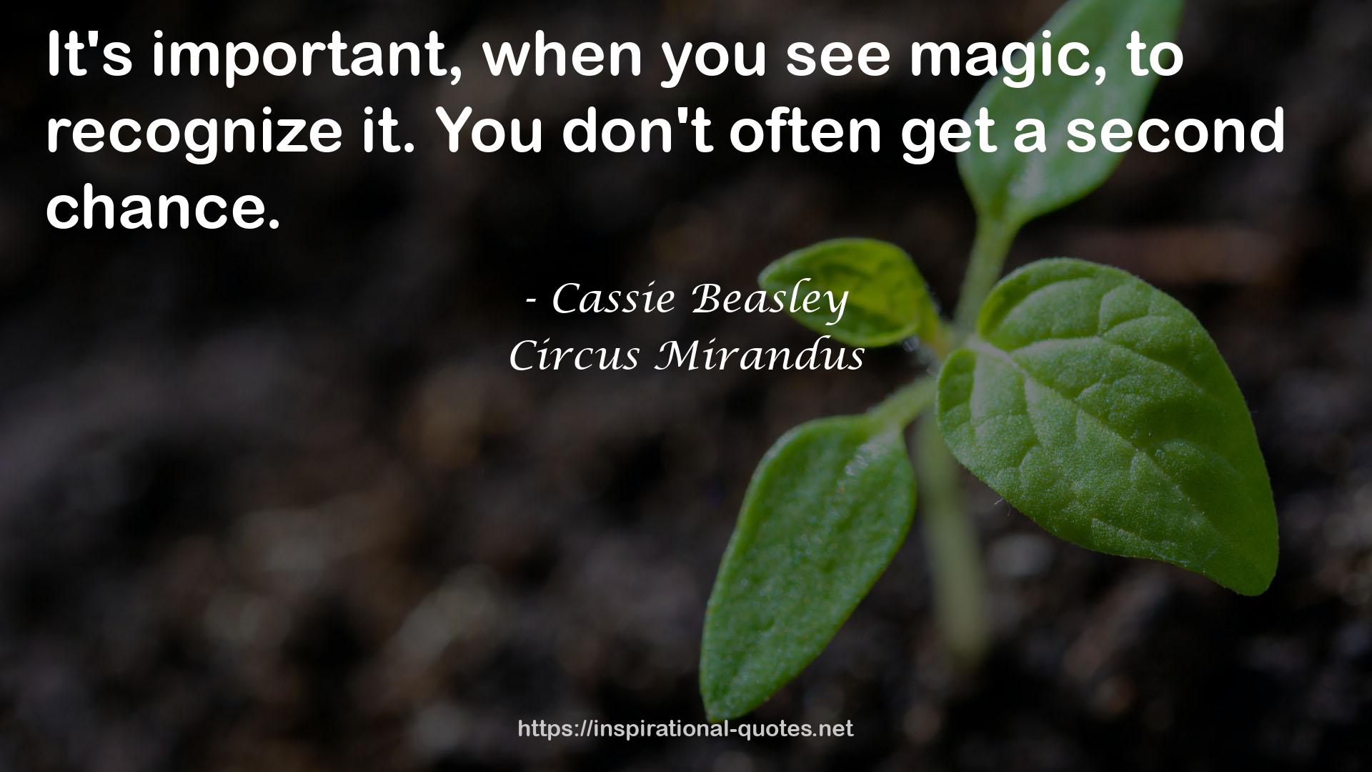 Circus Mirandus QUOTES