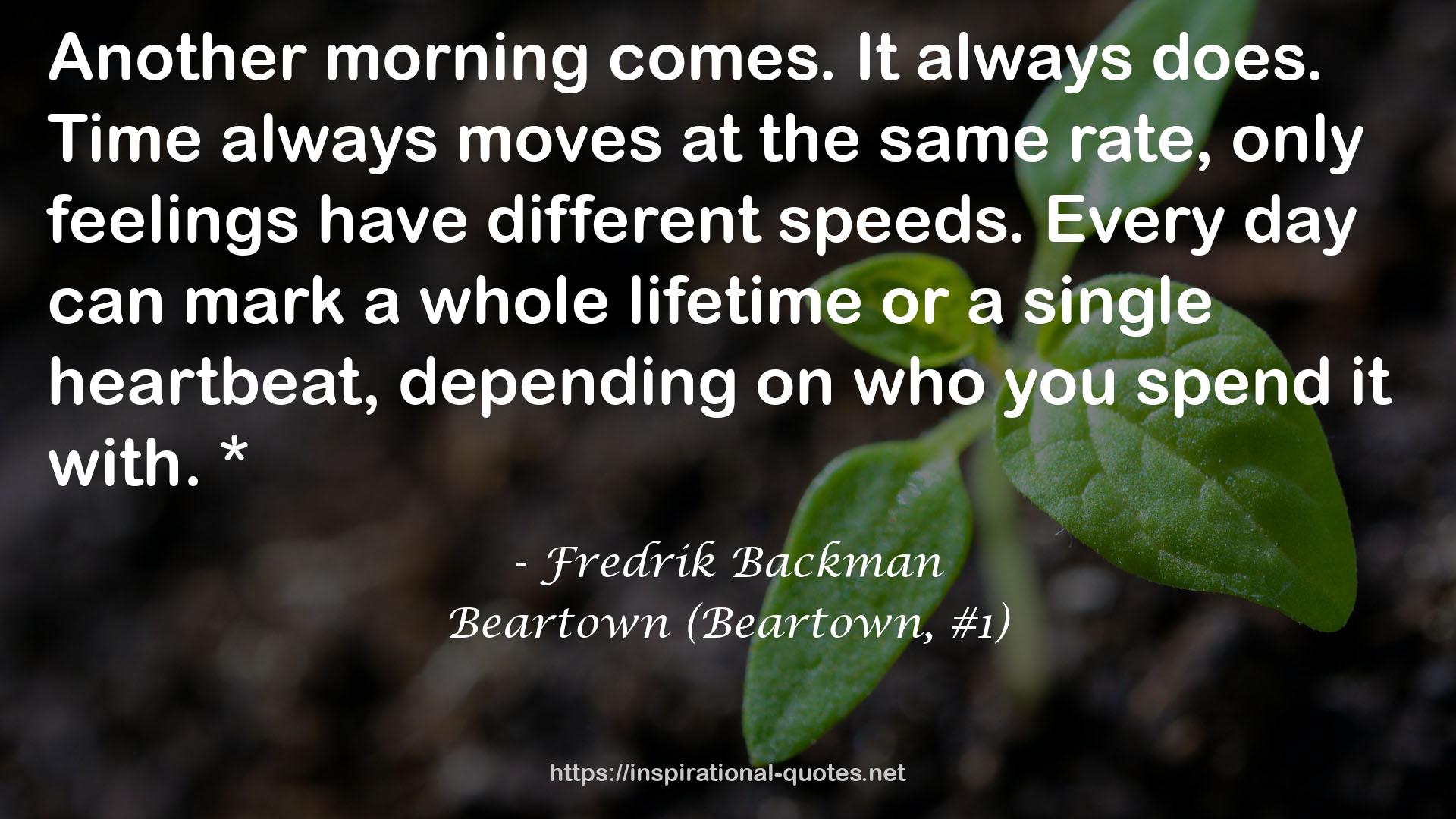 Beartown (Beartown, #1) QUOTES