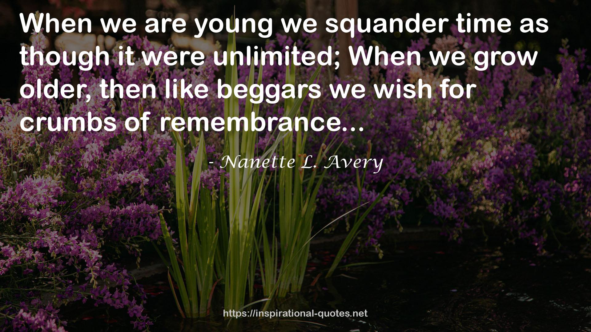 Nanette L. Avery QUOTES