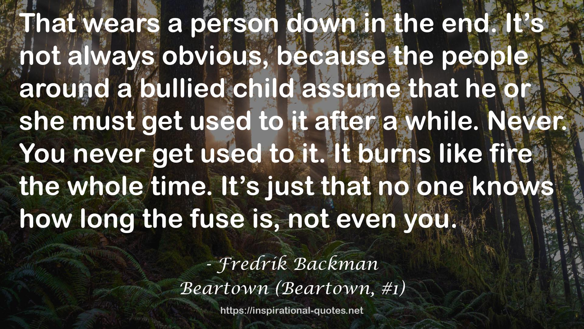 Beartown (Beartown, #1) QUOTES