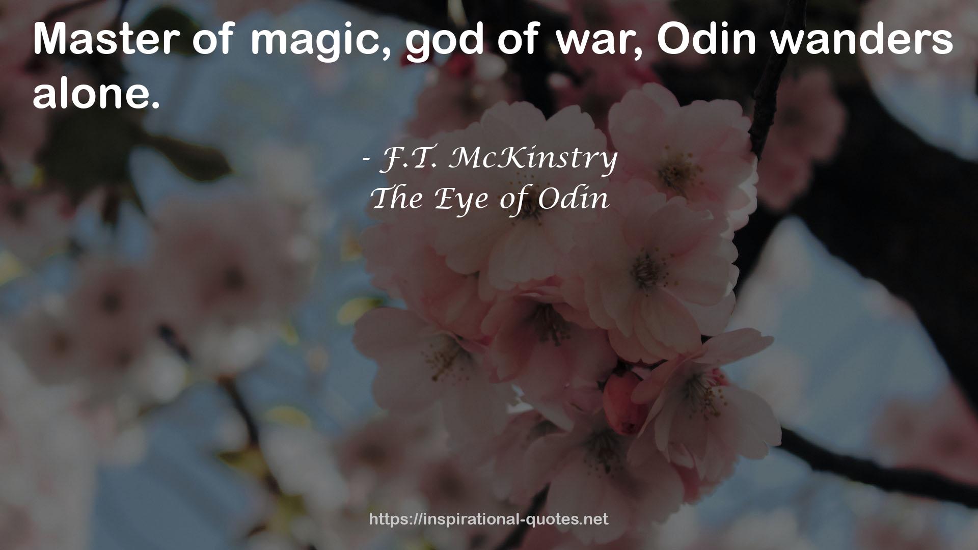 The Eye of Odin QUOTES
