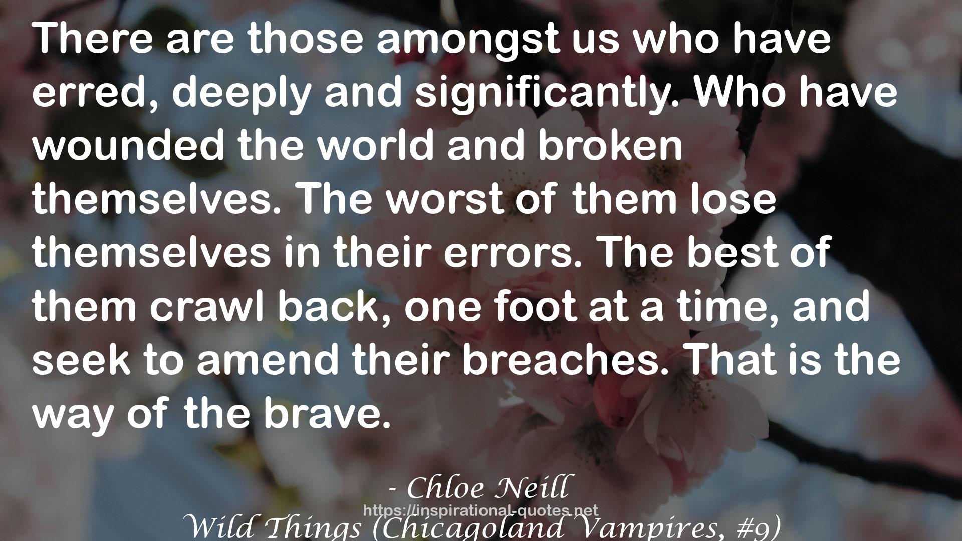 Wild Things (Chicagoland Vampires, #9) QUOTES