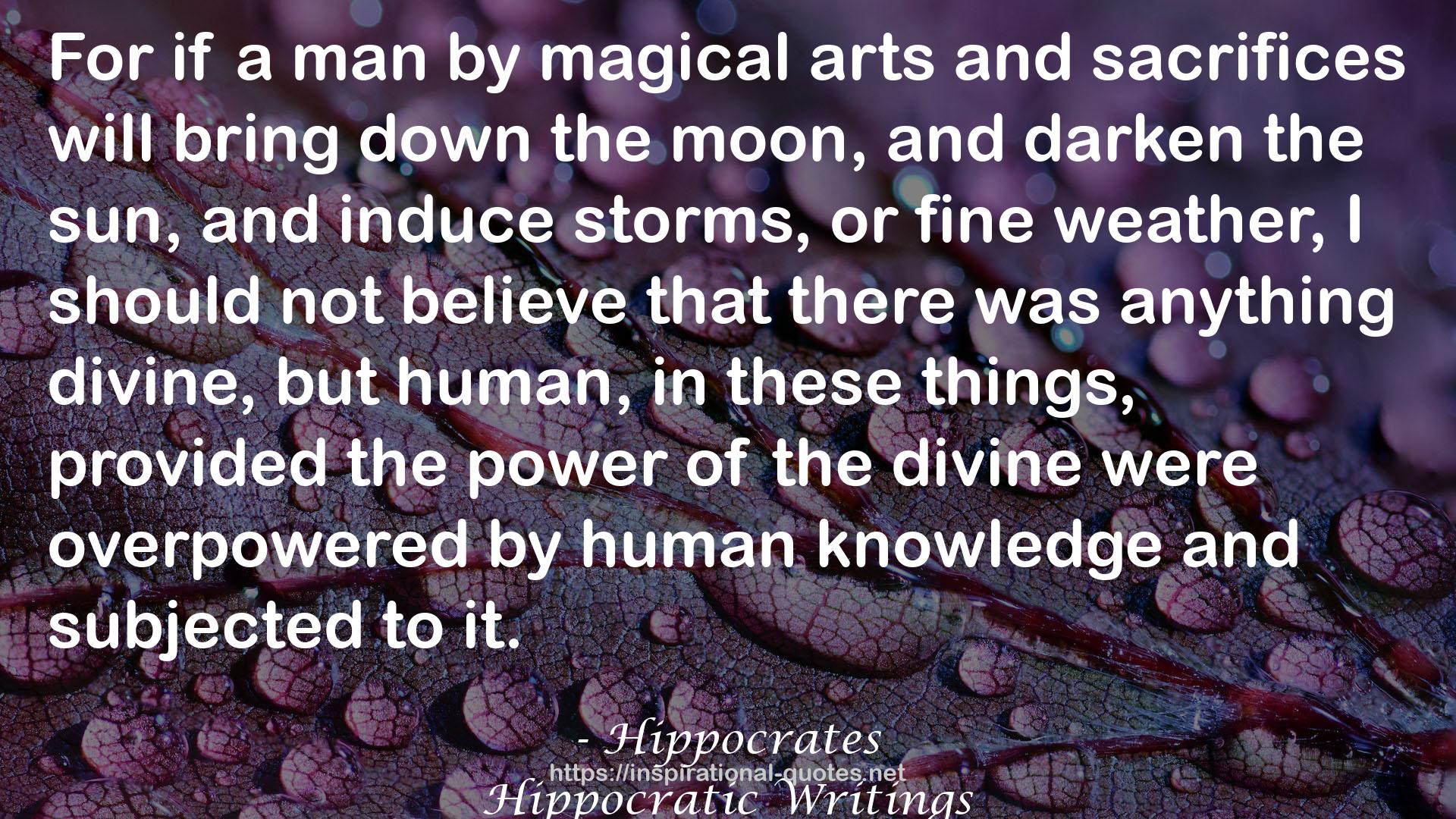 magical arts  QUOTES