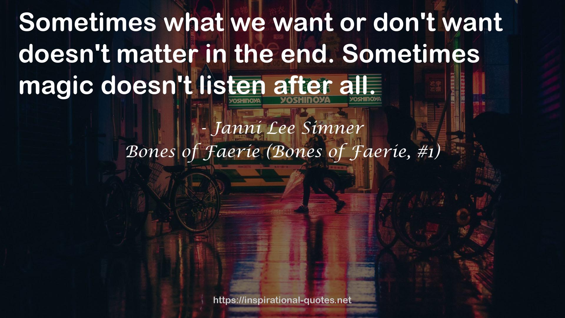 Bones of Faerie (Bones of Faerie, #1) QUOTES