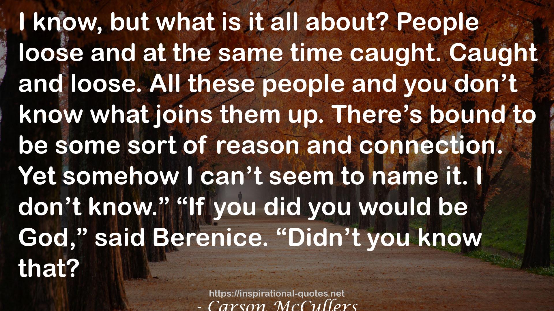 Carson McCullers QUOTES