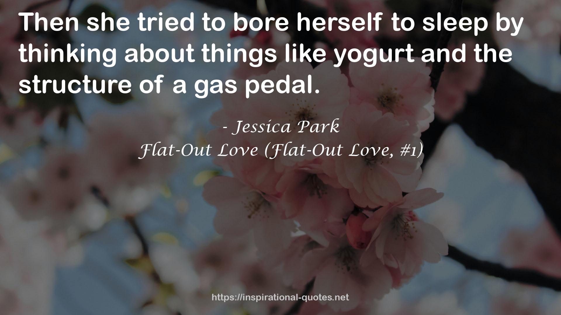 Flat-Out Love (Flat-Out Love, #1) QUOTES