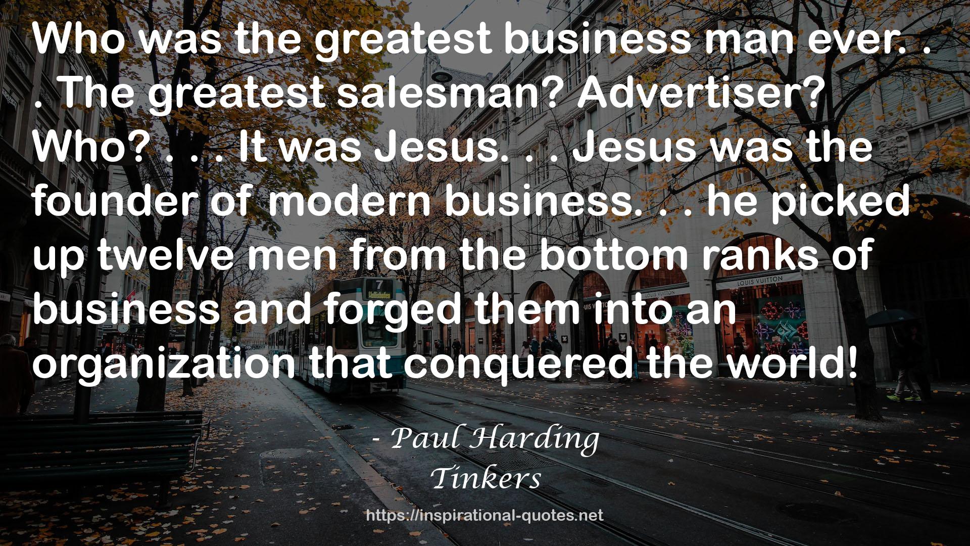 the greatest business man  QUOTES