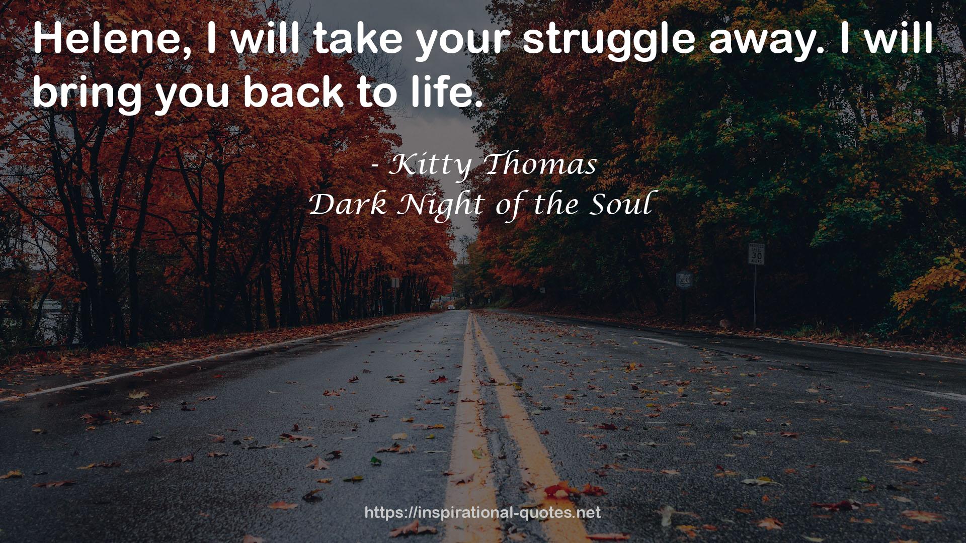 Dark Night of the Soul QUOTES