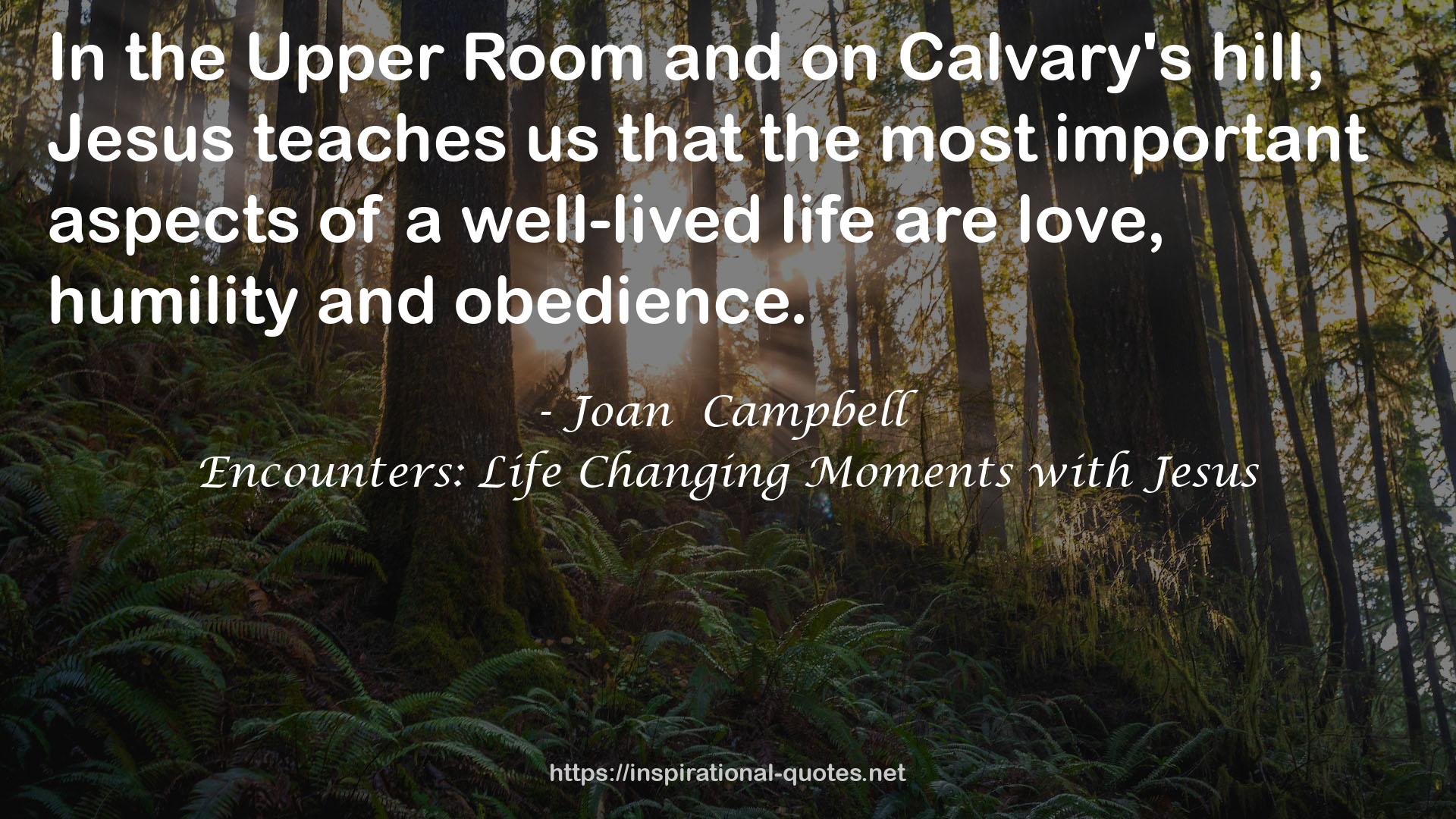 Joan  Campbell QUOTES