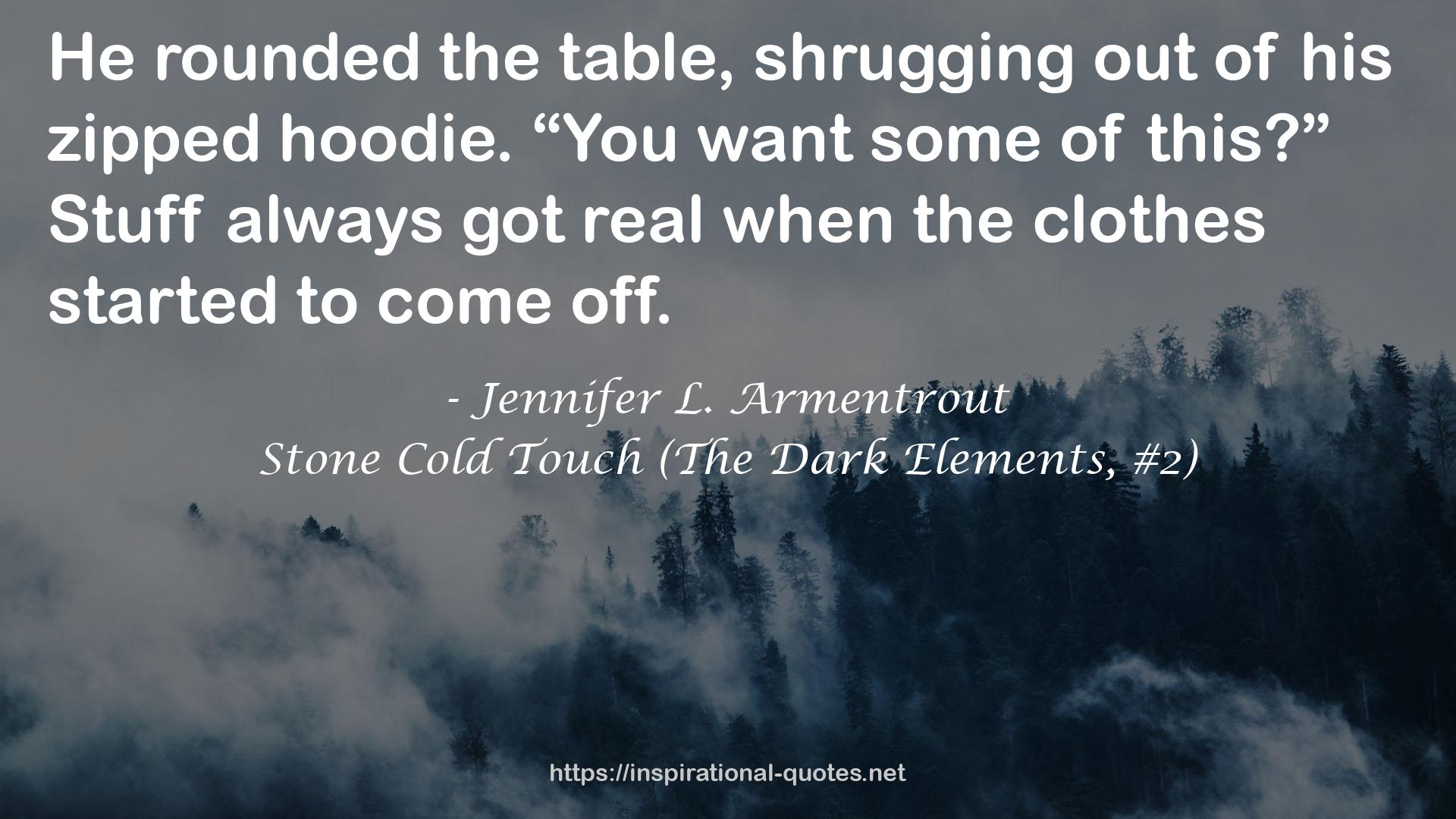 Stone Cold Touch (The Dark Elements, #2) QUOTES