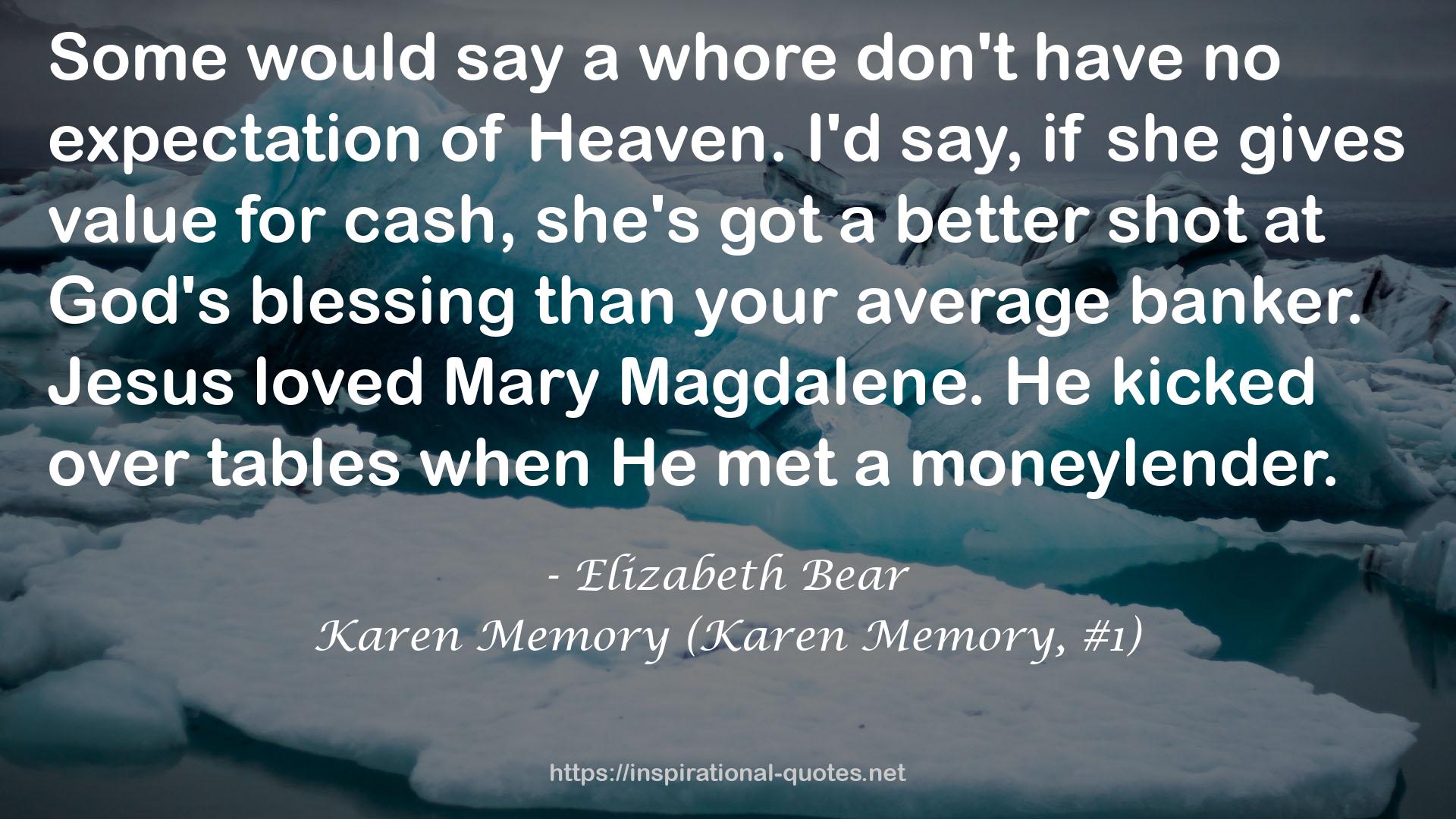 Karen Memory (Karen Memory, #1) QUOTES