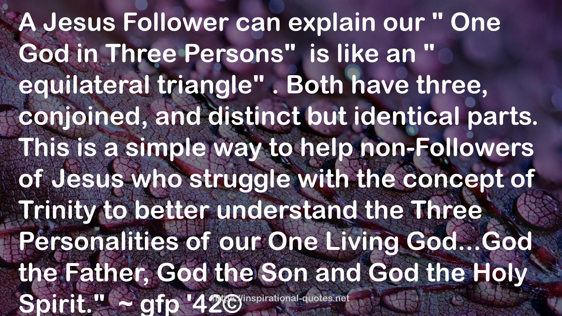 non-Followers of Jesus  QUOTES