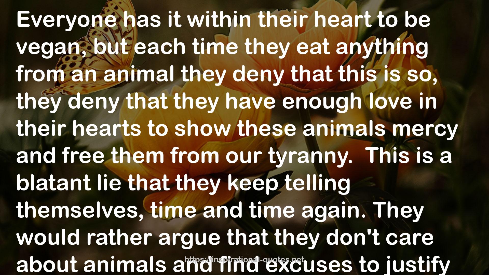 an animal  QUOTES
