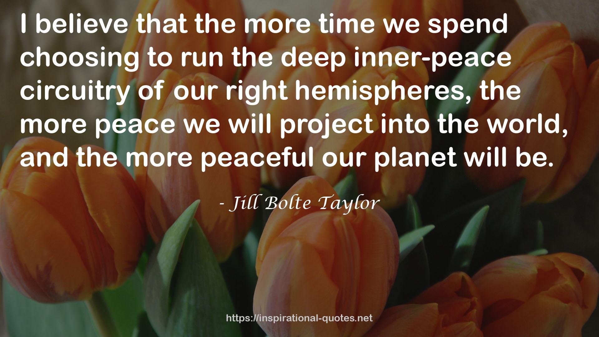 the deep inner-peace circuitry  QUOTES