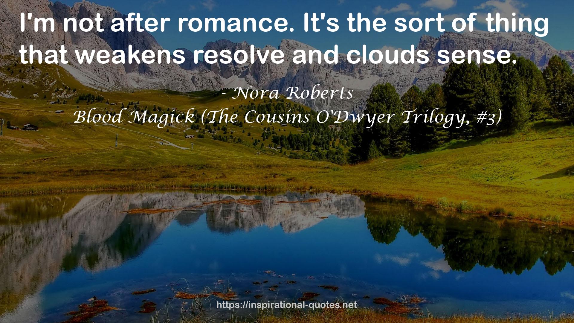 Blood Magick (The Cousins O'Dwyer Trilogy, #3) QUOTES