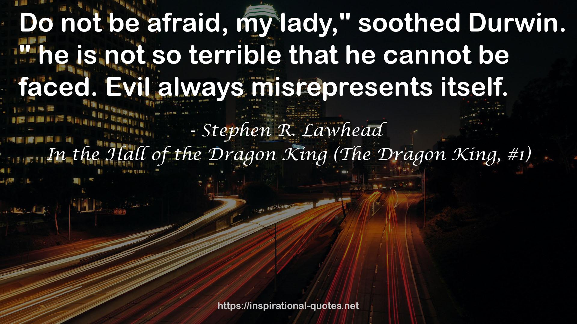 In the Hall of the Dragon King (The Dragon King, #1) QUOTES
