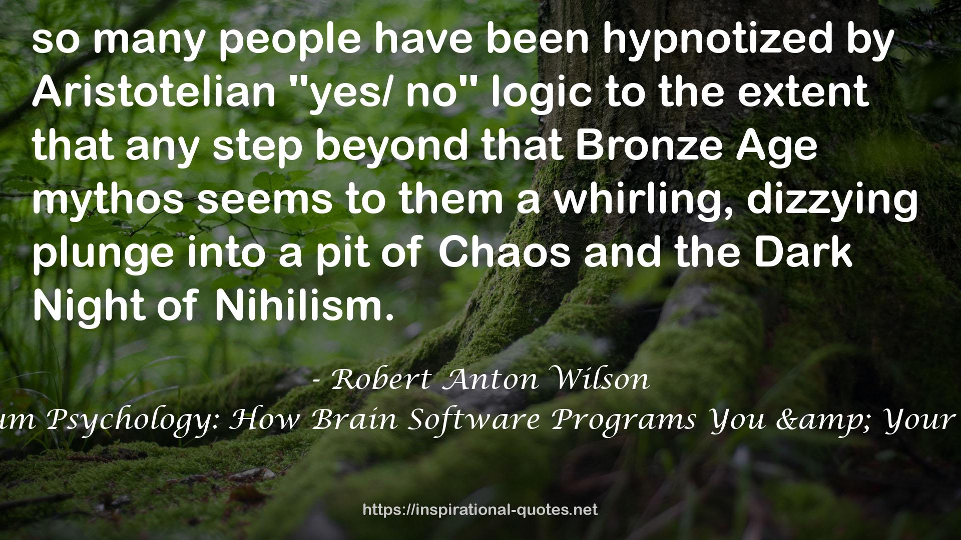 Quantum Psychology: How Brain Software Programs You & Your World QUOTES