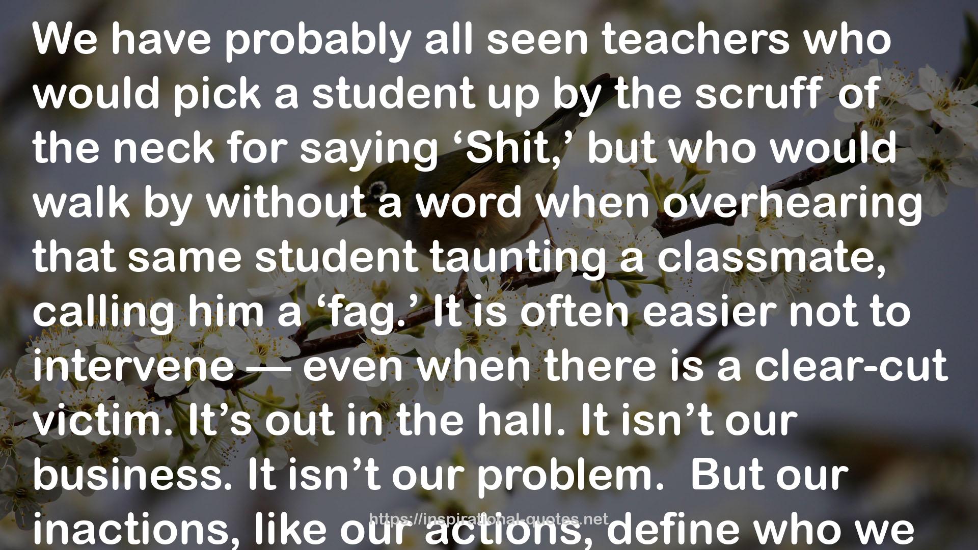 that same student  QUOTES