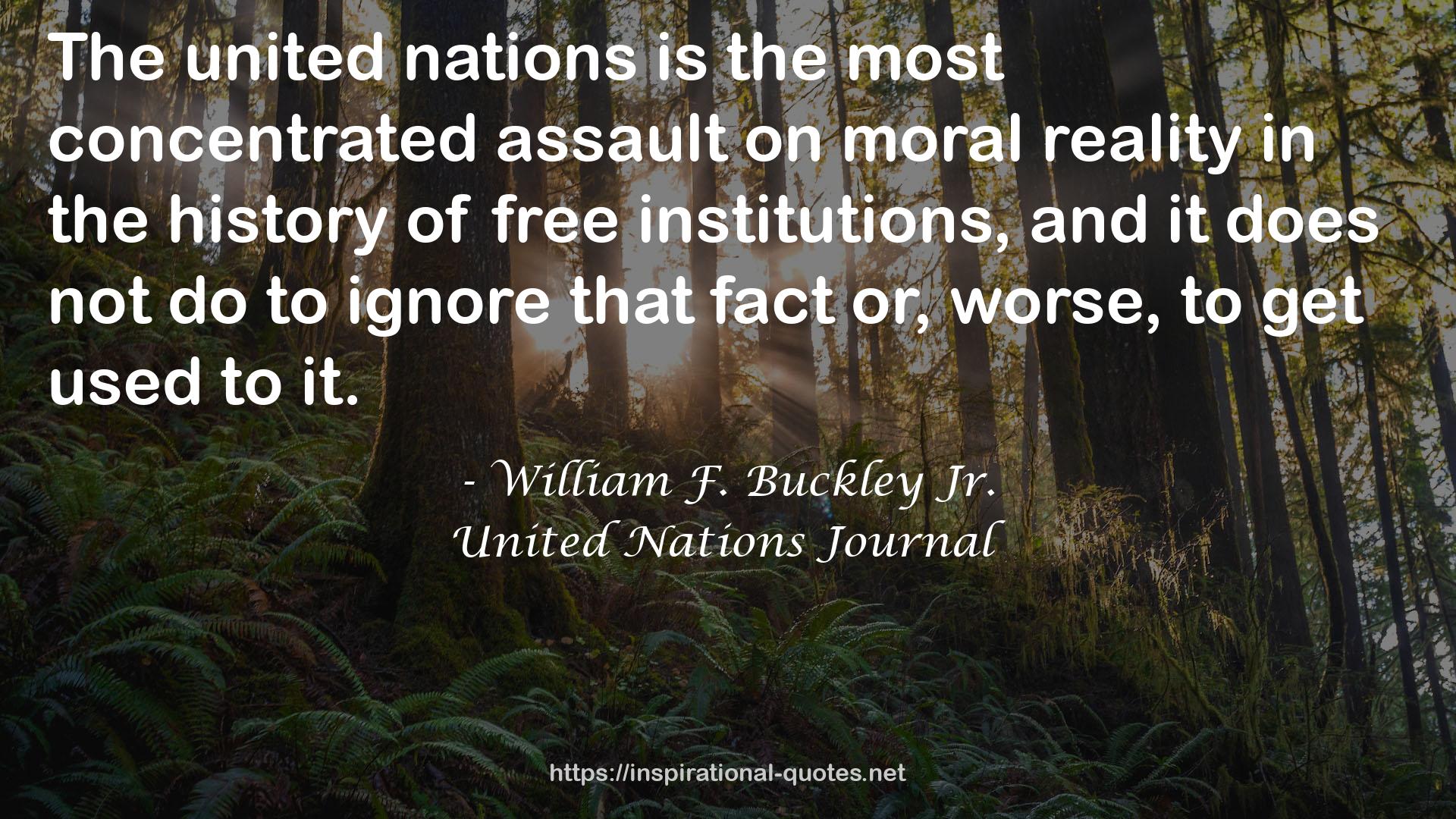 United Nations Journal QUOTES