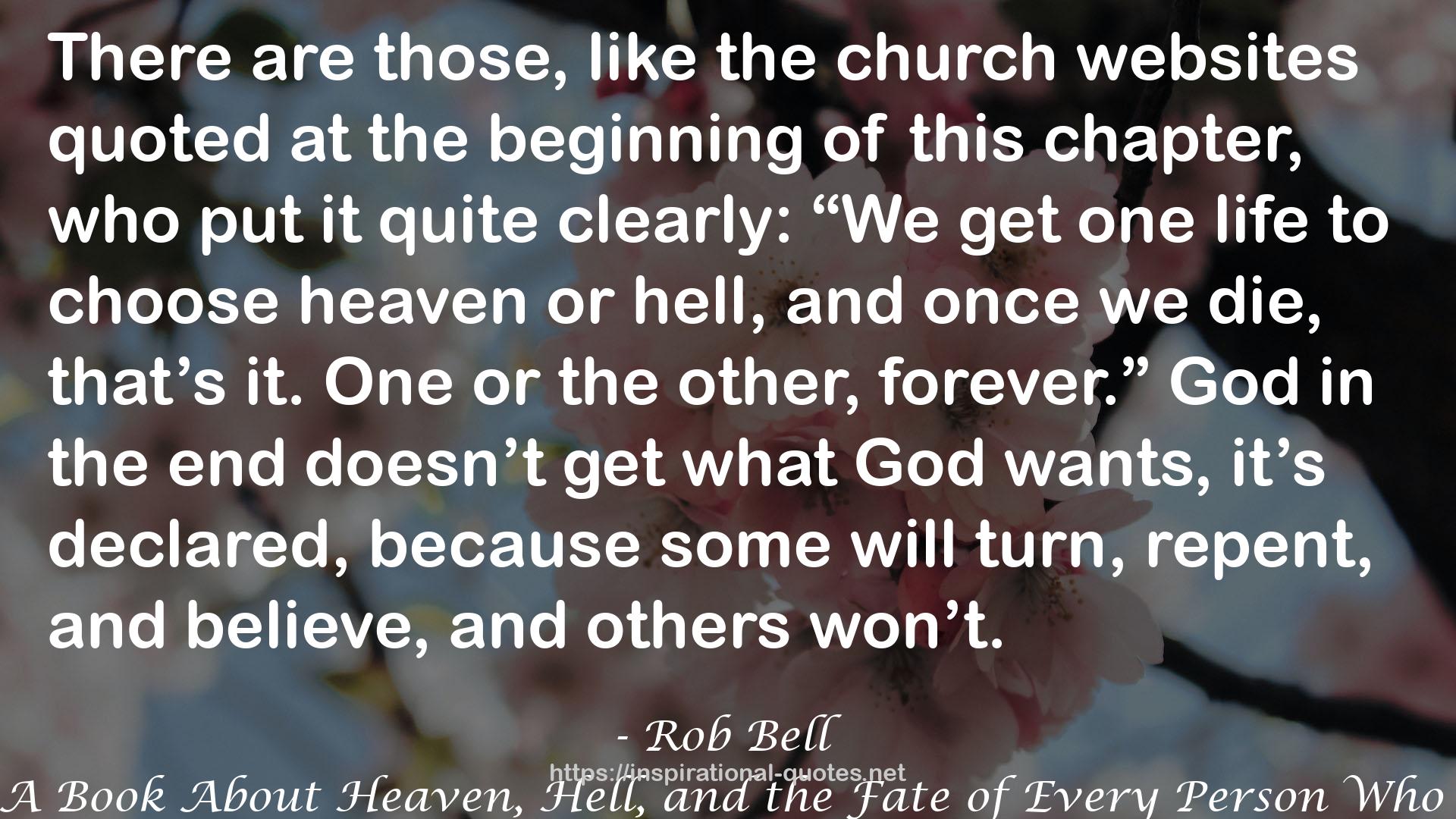 Love Wins: A Book About Heaven, Hell, and the Fate of Every Person Who Ever Lived QUOTES